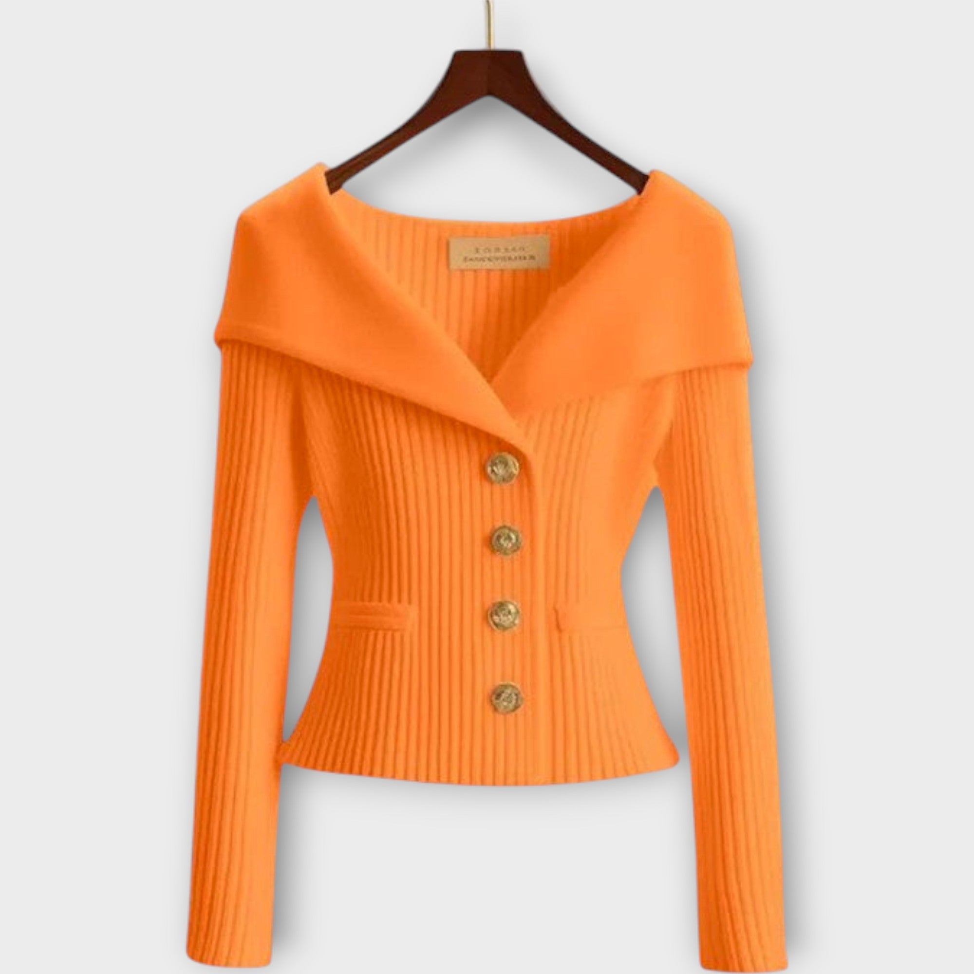 Elegantní Pletené Sako s Knoflíky Pro Každou Příležitost