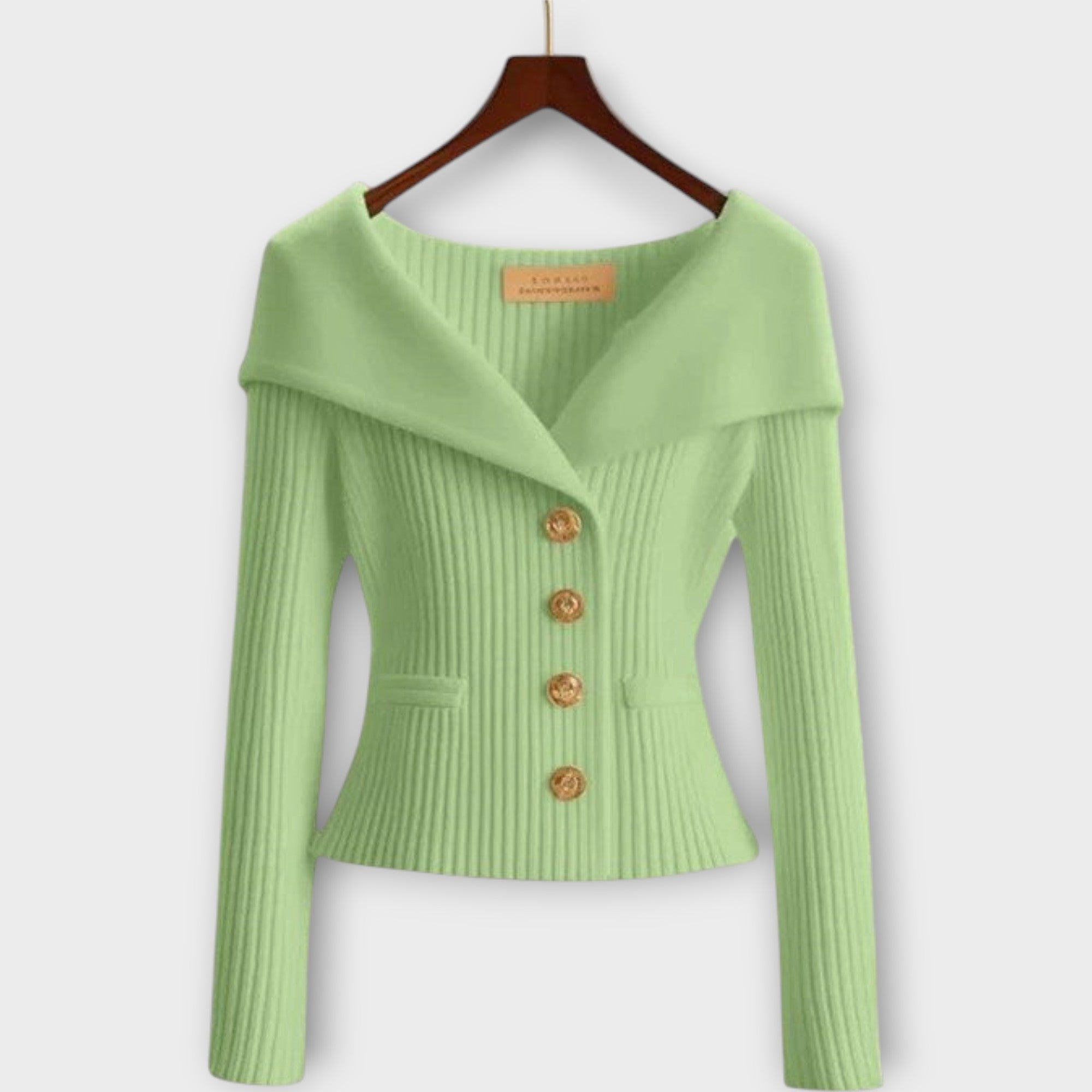 Elegantní Pletené Sako s Knoflíky Pro Každou Příležitost