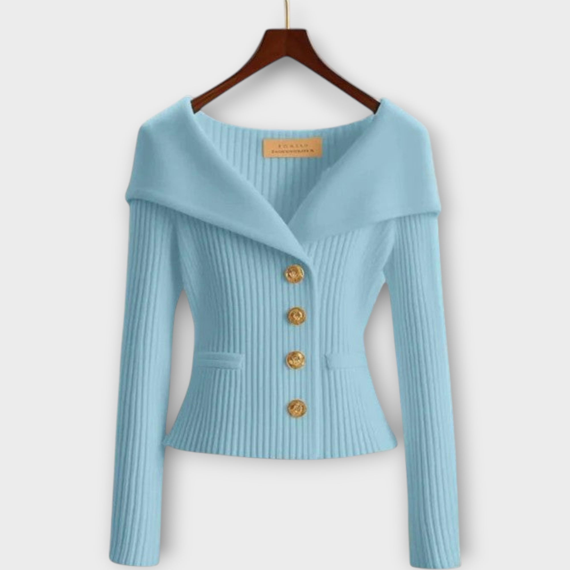 Elegantní Pletené Sako s Knoflíky Pro Každou Příležitost