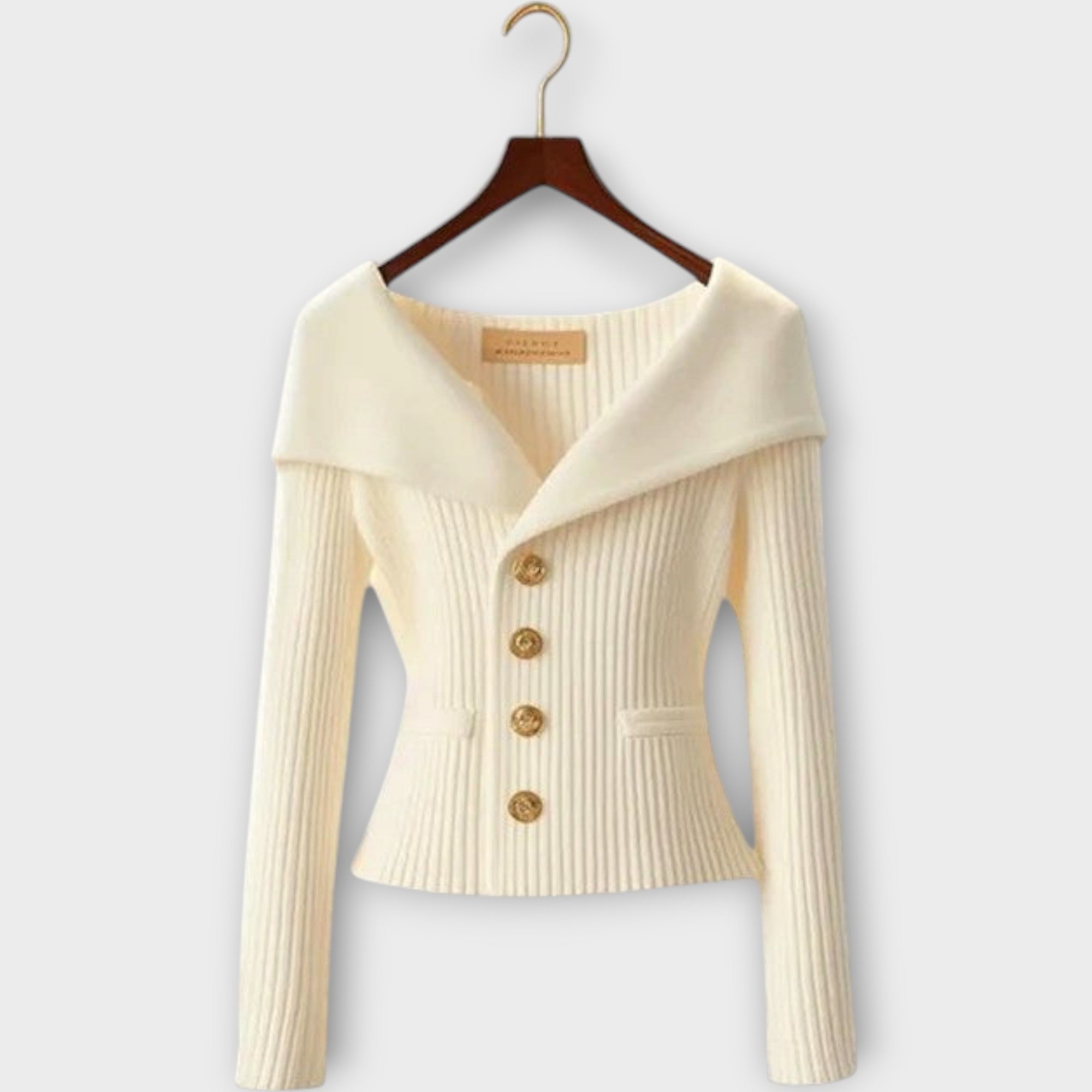 Elegantní Pletené Sako s Knoflíky Pro Každou Příležitost