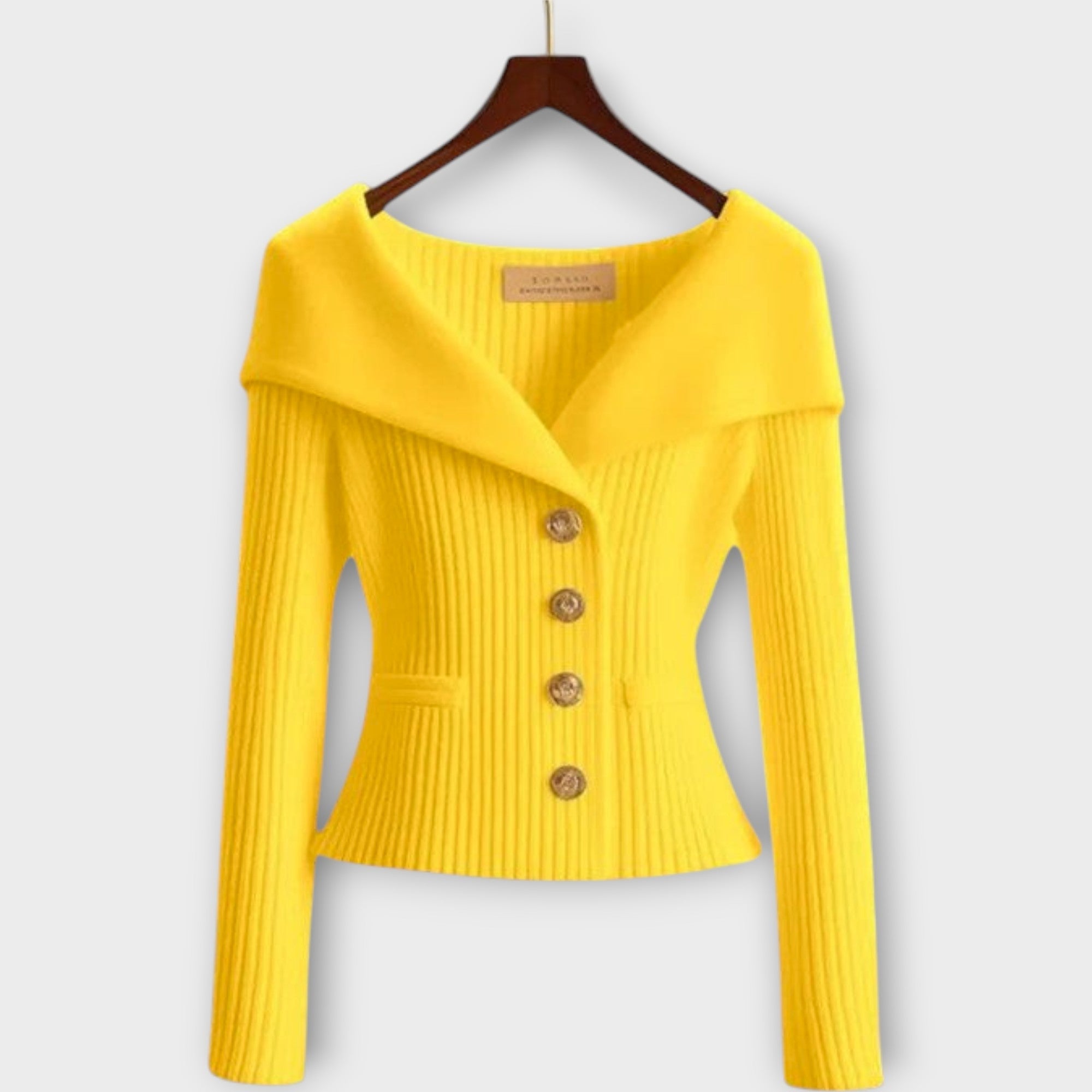 Elegantní Pletené Sako s Knoflíky Pro Každou Příležitost