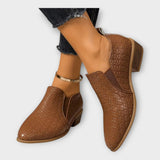 Elegantní Slip On Boty S Nízkým Podpatkem Pro Příležitost