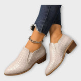Elegantní Slip On Boty S Nízkým Podpatkem Pro Příležitost