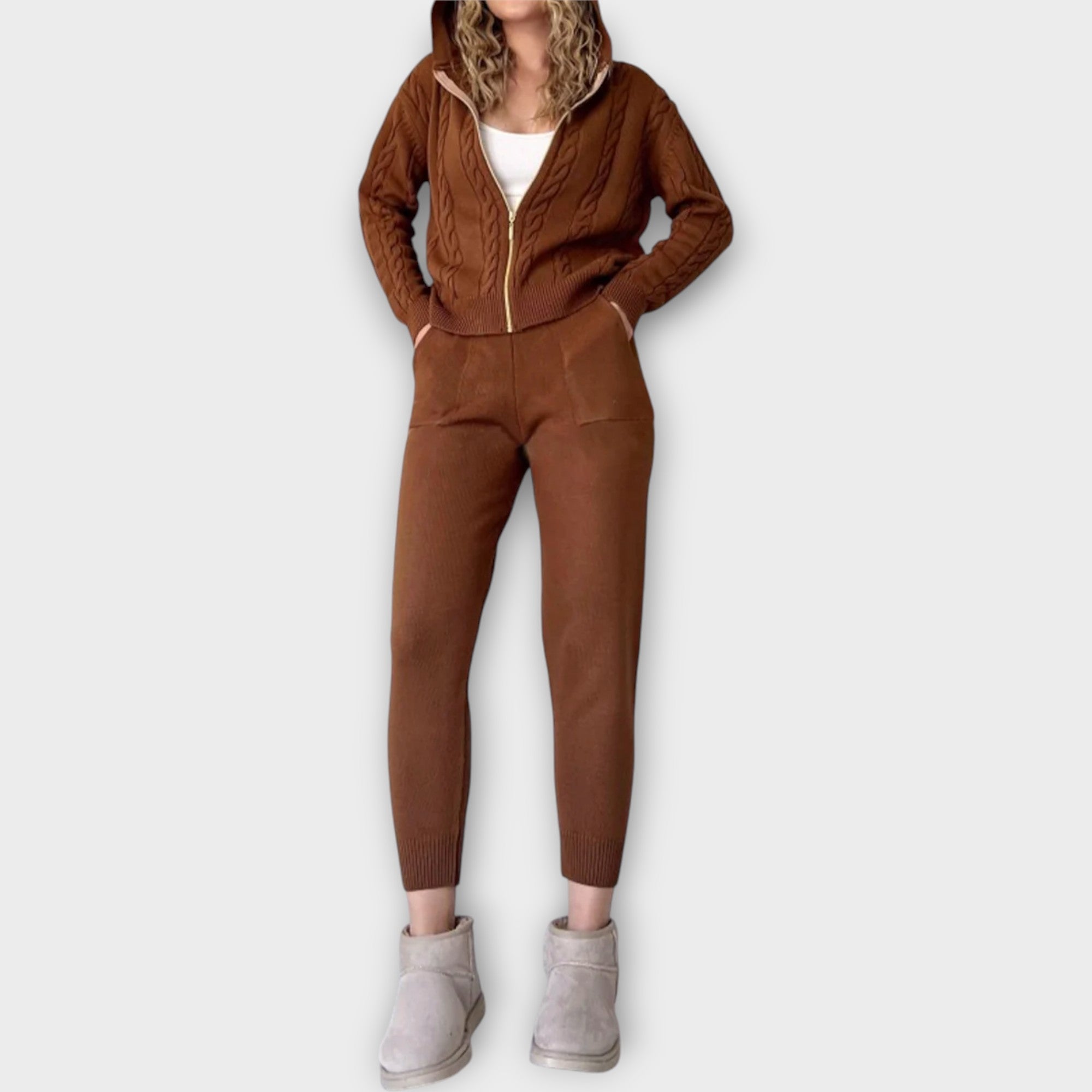 Pletený Set S Elegantní Pohodou Pro Každou Příležitost