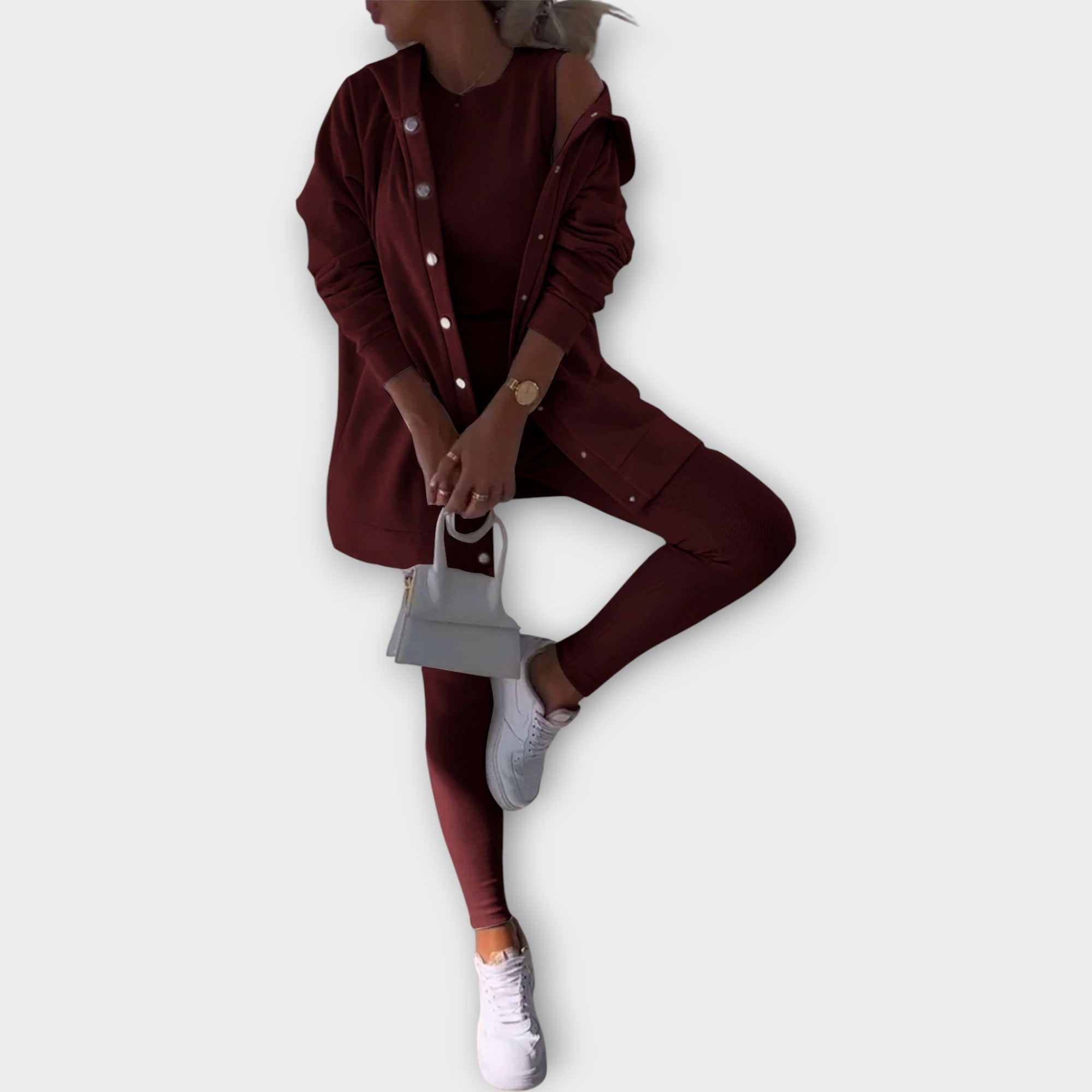 Set Loungewear S Moderní Estetikou A Volným Střihem