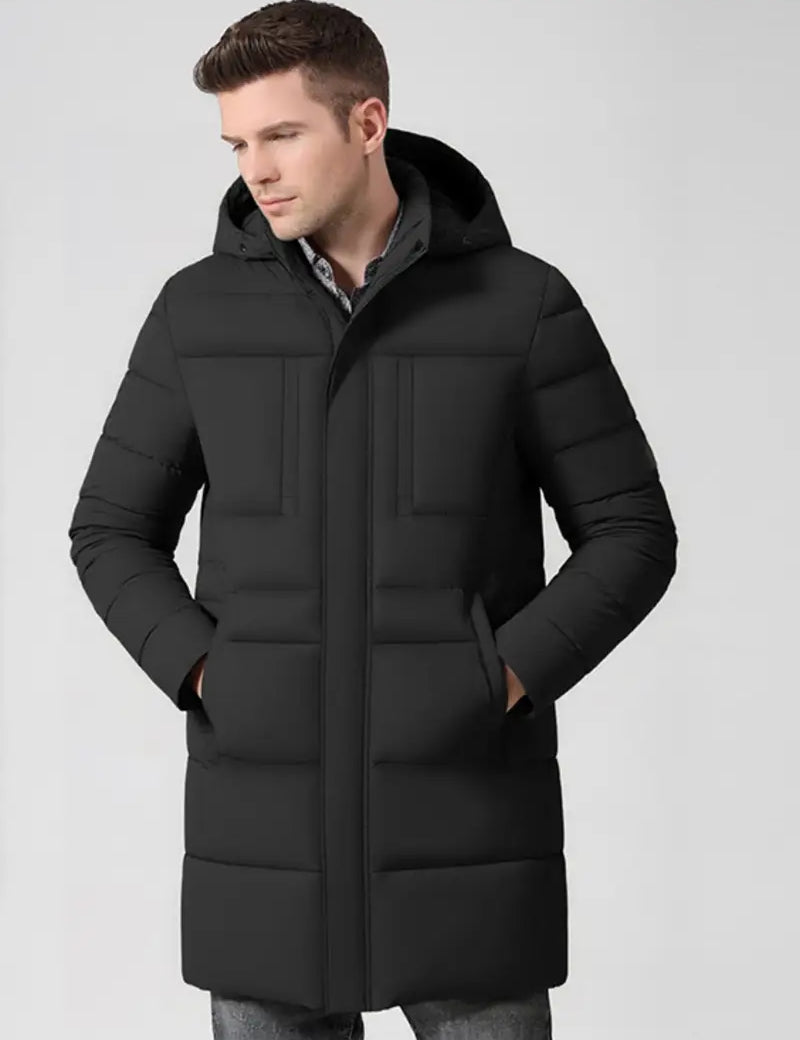 Pánská Dlouhá Zimní Bunda