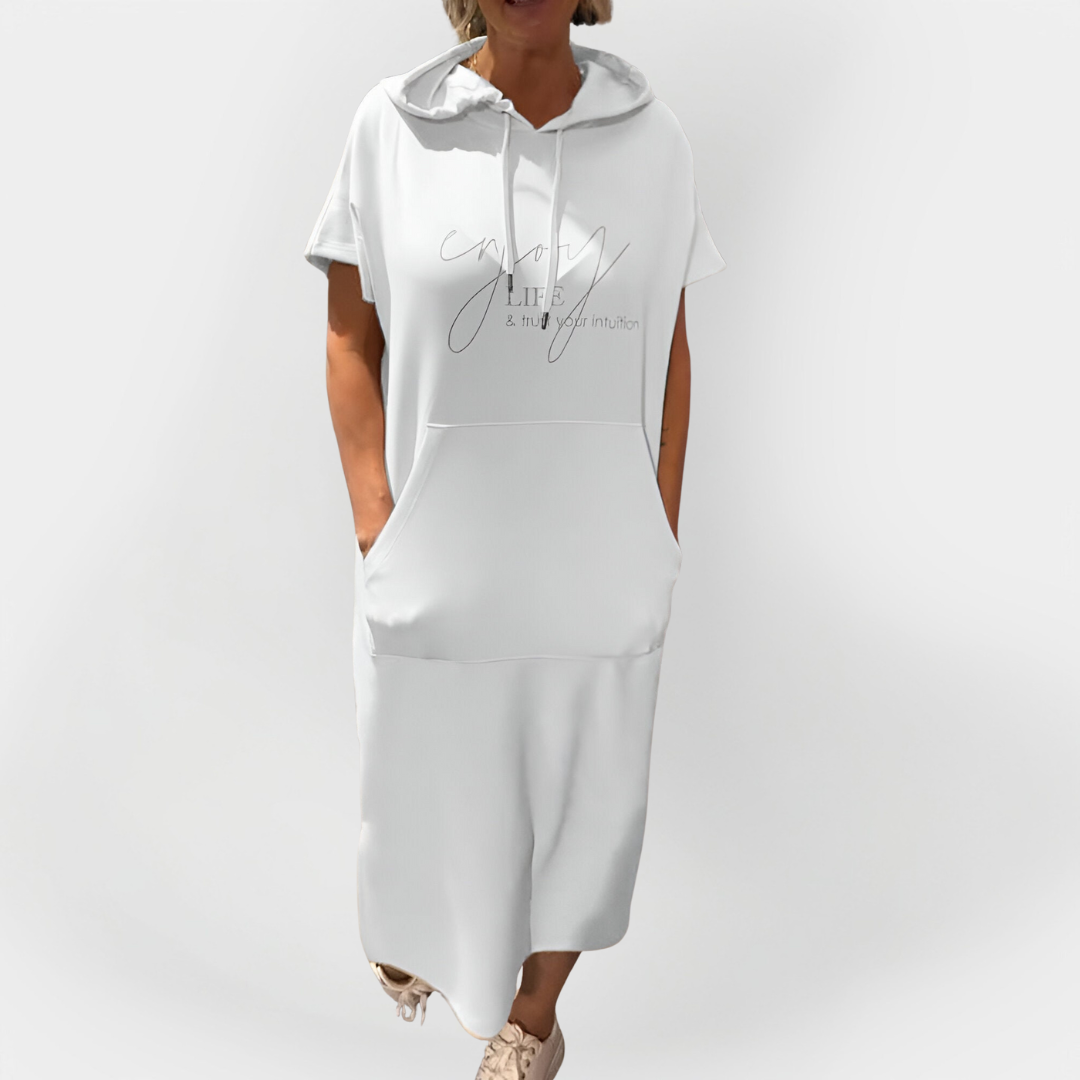 Dlouhé Šaty S Kapucí Pro Každodenní Pohodlí a Styl