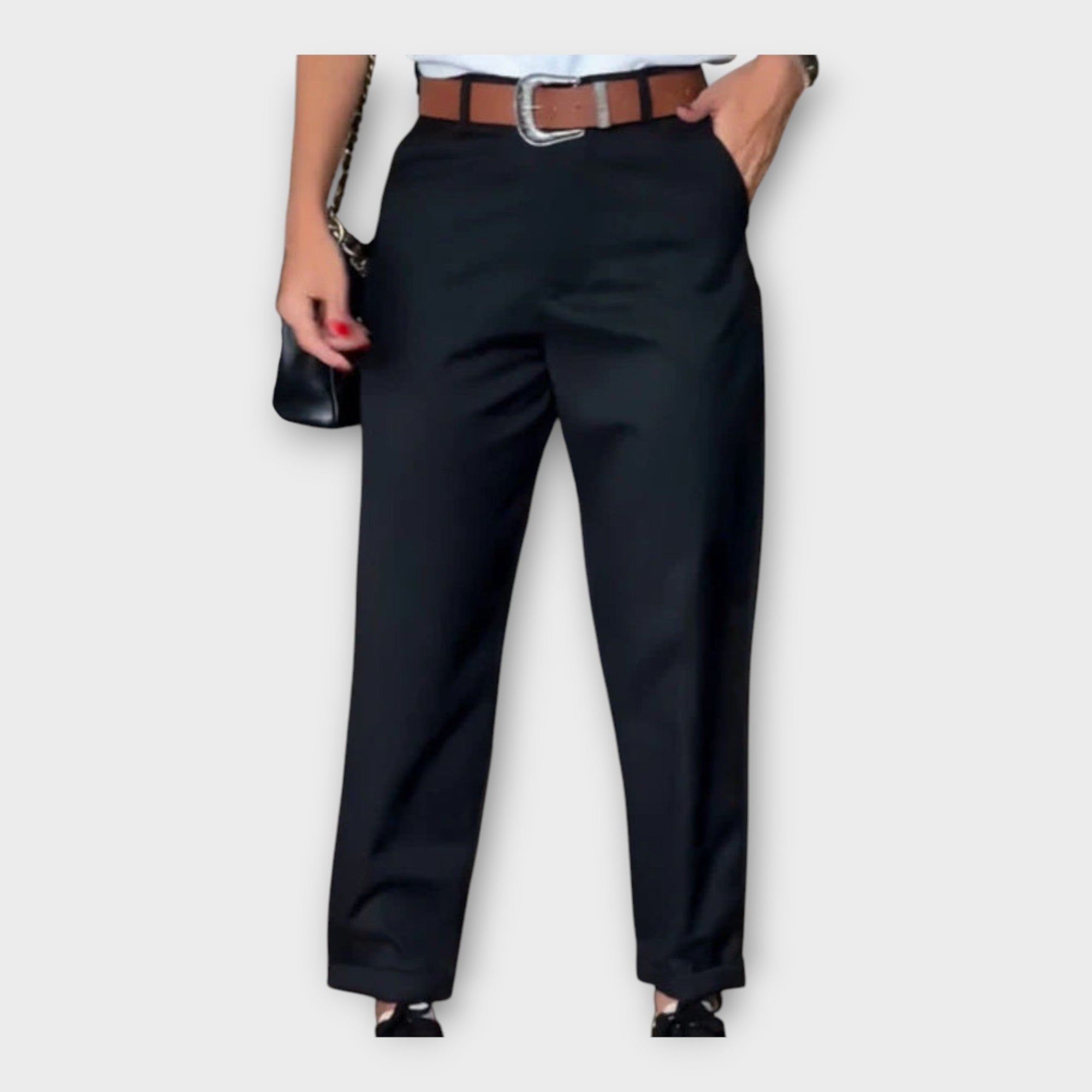 Elegantní Kalhoty se Volnou Linií Pro Váš Styl Vzhled