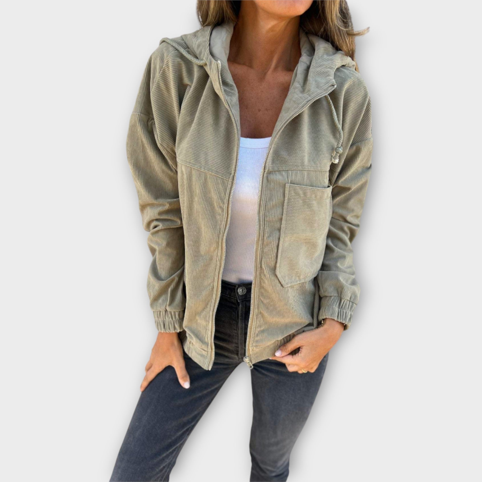 Mikina S Kapucí Na Zip Stylový Kousek Pro Každý Den