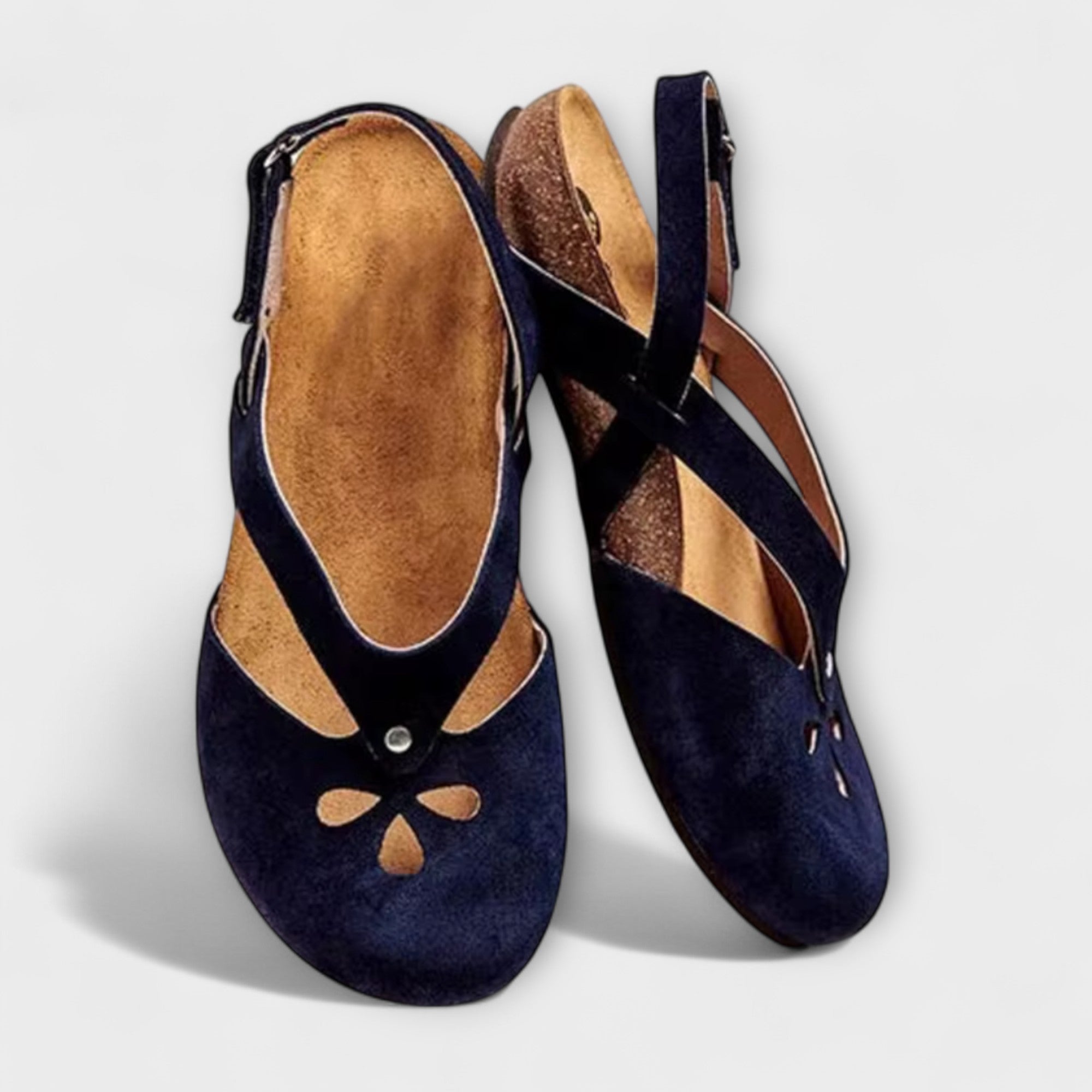 Retro Sandály Ručně Vyrobené Pohodlí Diskrétní Elegance