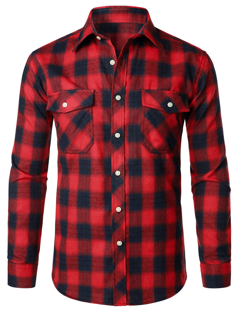 Elegantní Kostková Košile