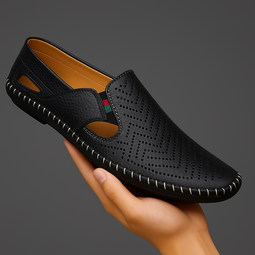 Kožené Páskové Sandály