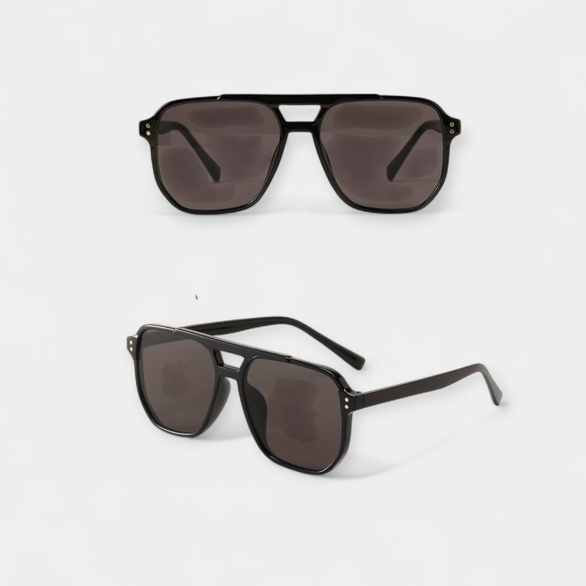 Čtvercové Brýle s Rivetovými detaily Unisex Styl Moderní