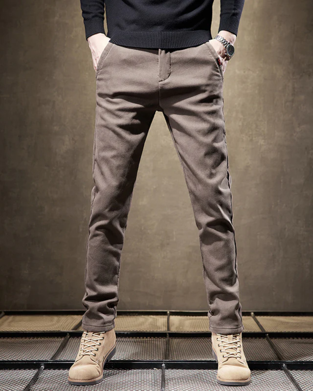 Casual Slim Fit Kalhoty
