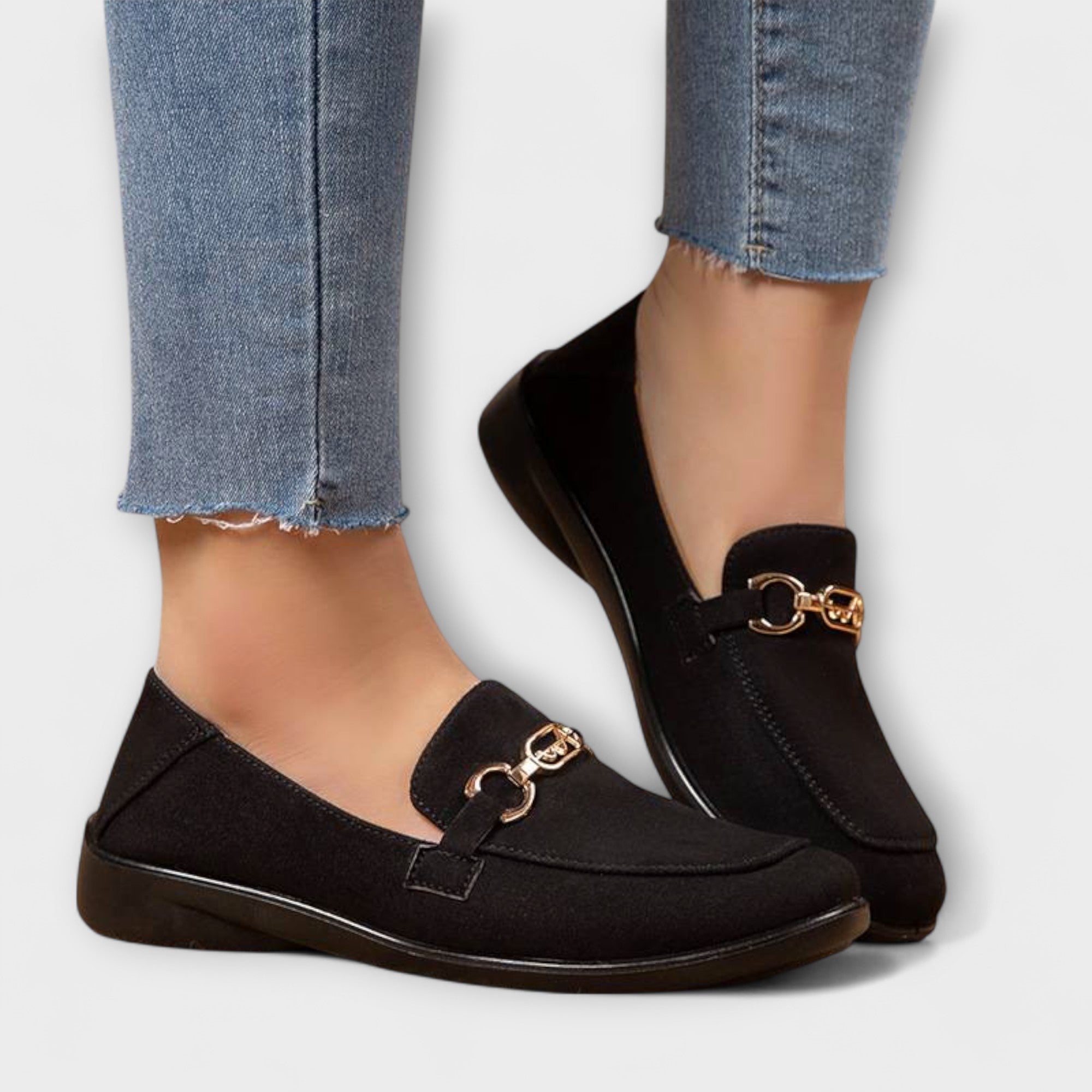 Elegantní Loafers Černé Námořní Modré Pro Letní Pohodu