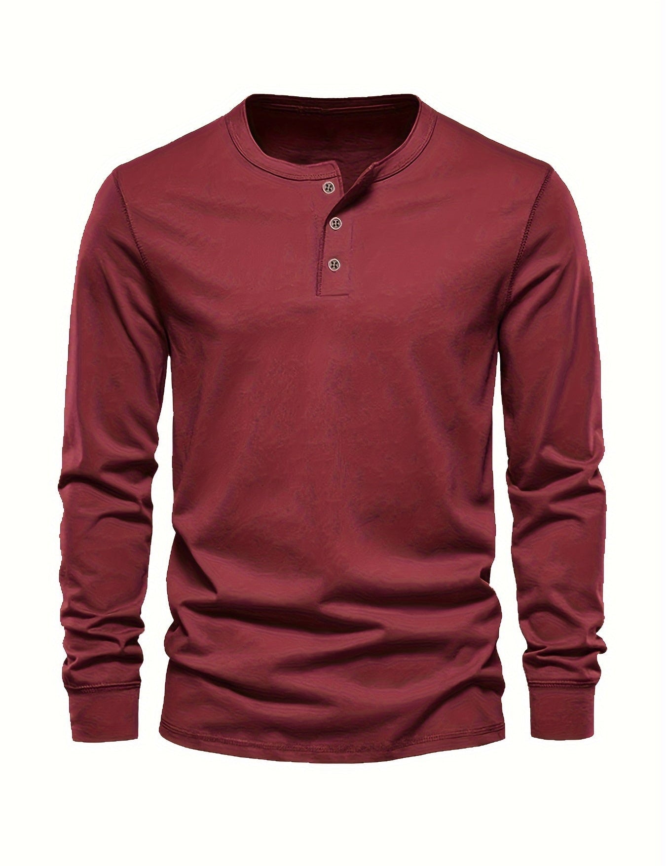 Henley Tričko Pro Muže