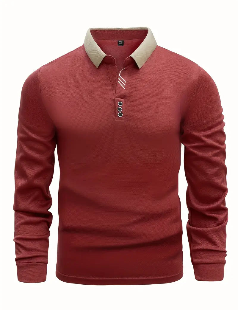 Lehký Polo Svetr Pro Muže