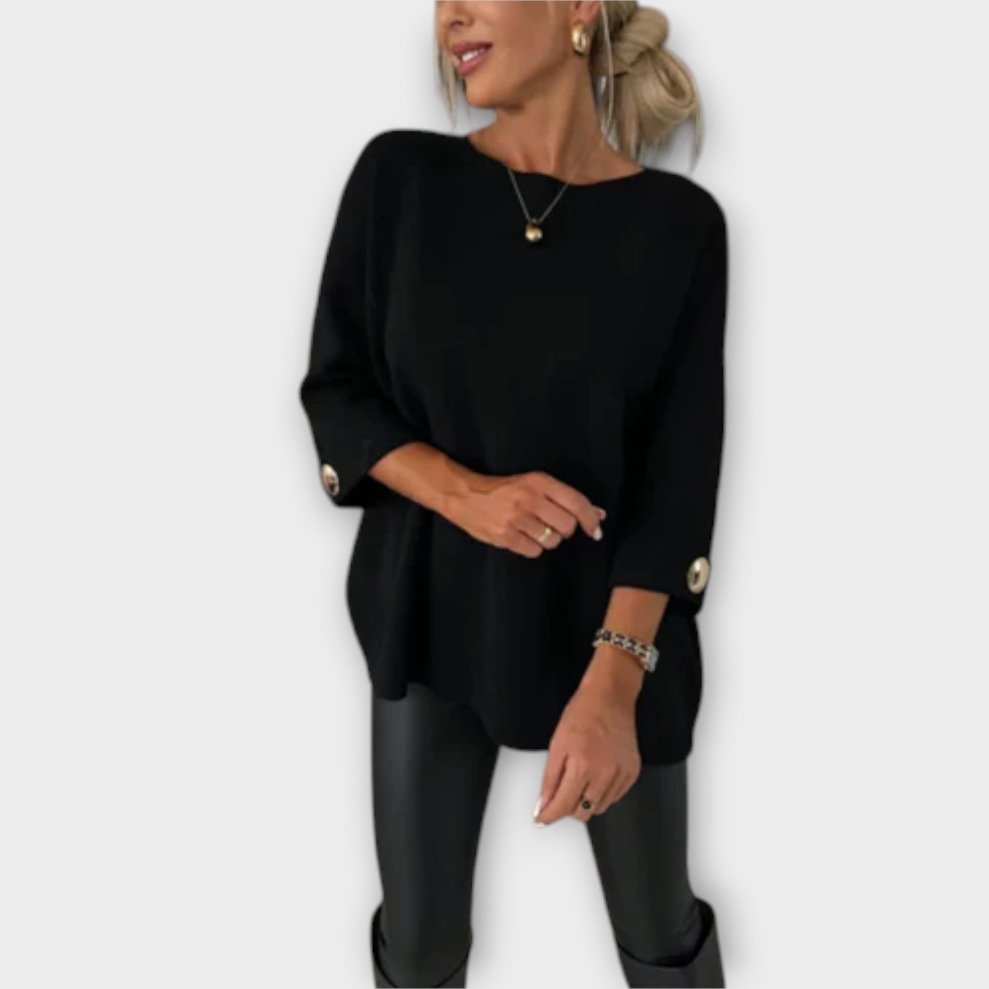 Izabela Elegantní Pletená Halenka Pro Každodenní Nošení