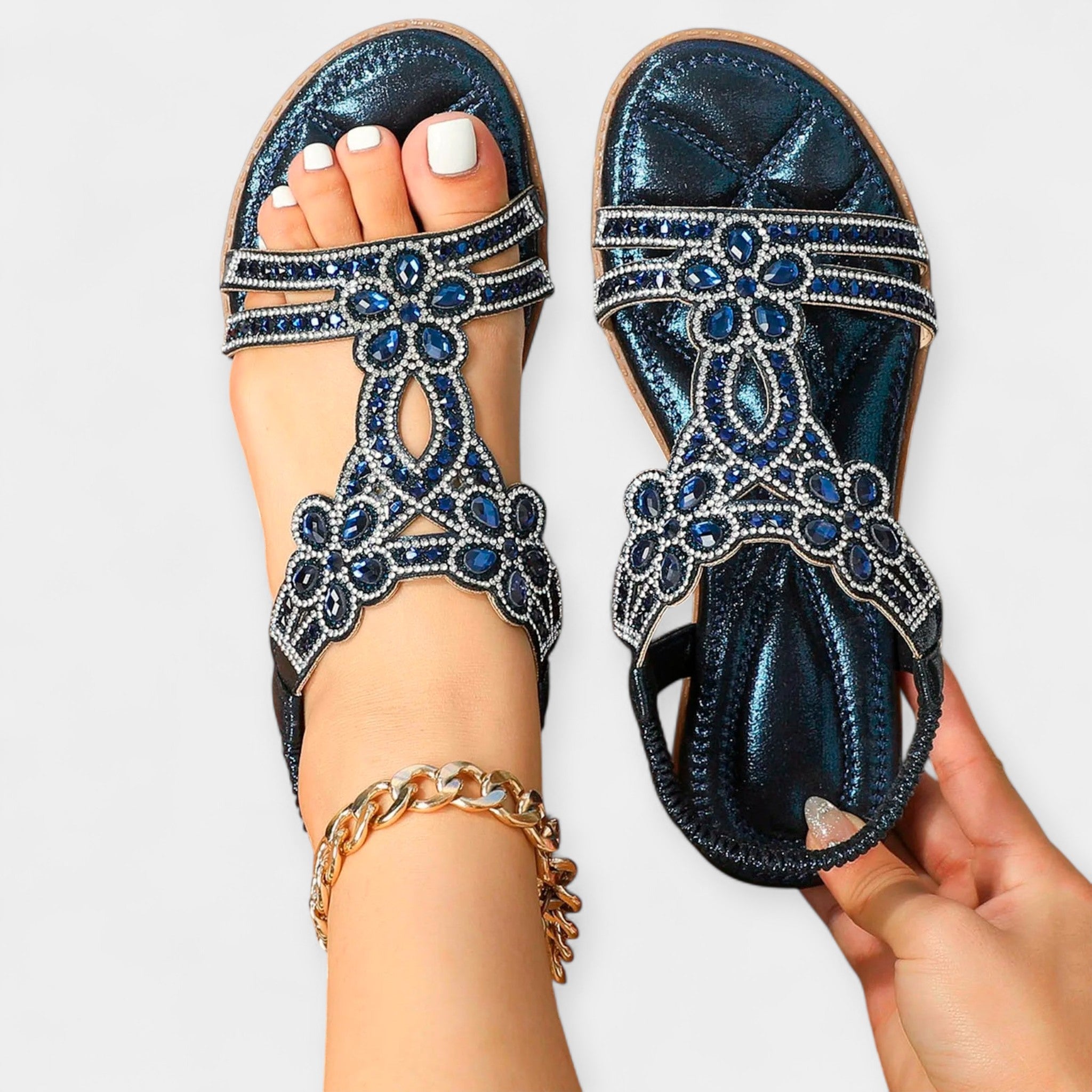 Boho Ortopedické Sandály S Podporou Paty A Klenby Komfort
