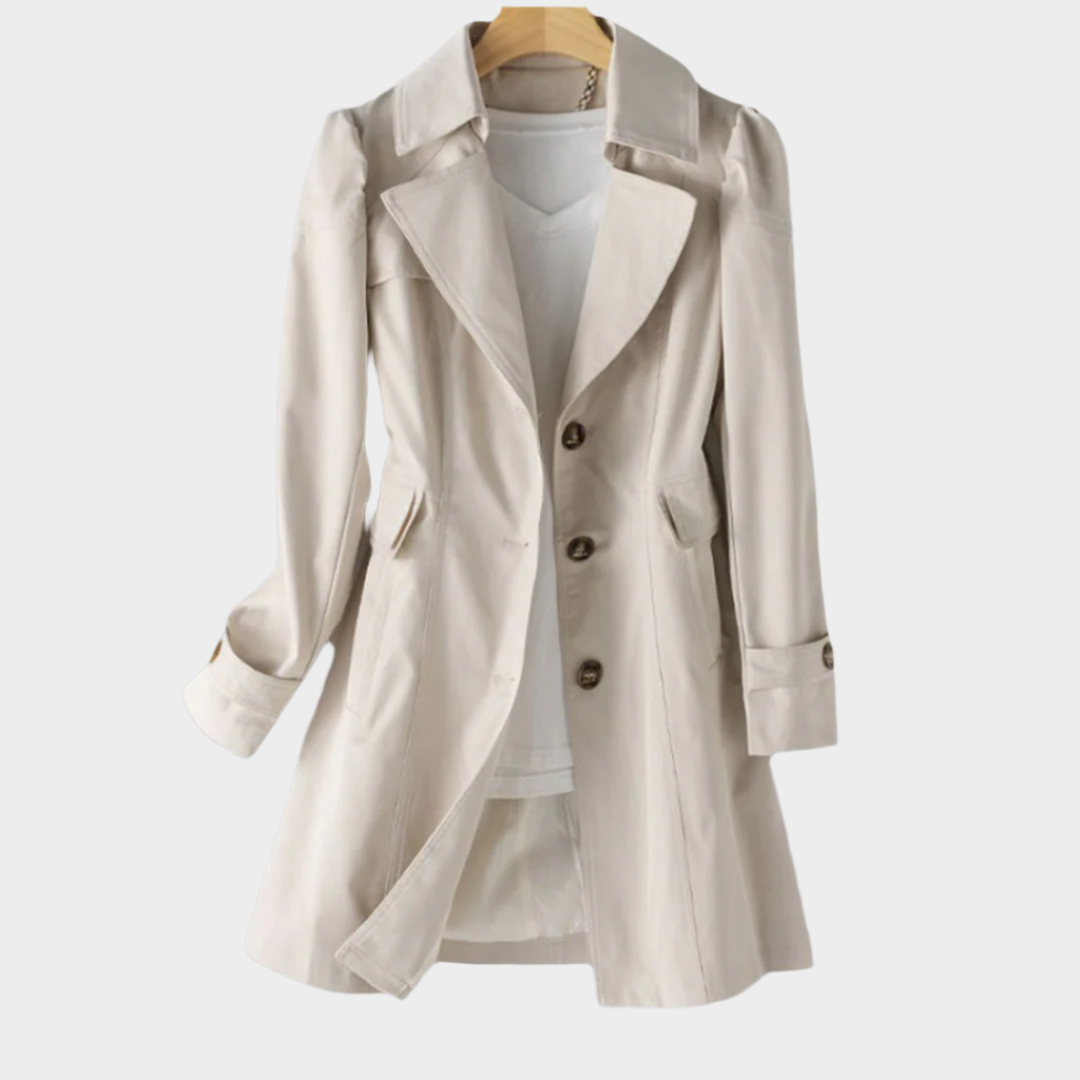 Lehký Béžový Trenčkot Pro Každý Outfit A Pohodlí Denně