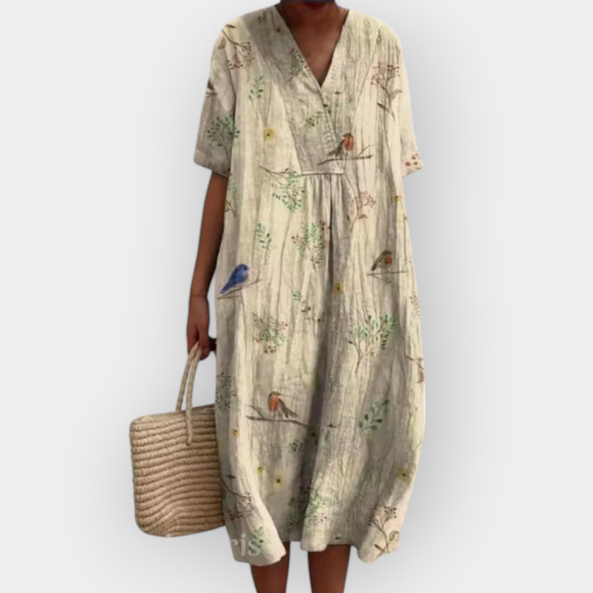 Květinové Šaty Pro Teplé Dny Lehký Letní Model Pro Ženy