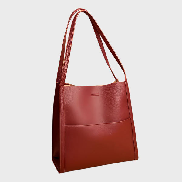 Klasická Kožená Taška Na Rameno Každodenní Elegantní Použití