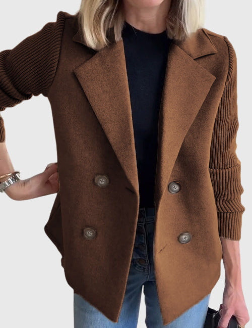 Elegantní Lněné Sako Béžové pro Casual Chic Styl Letní