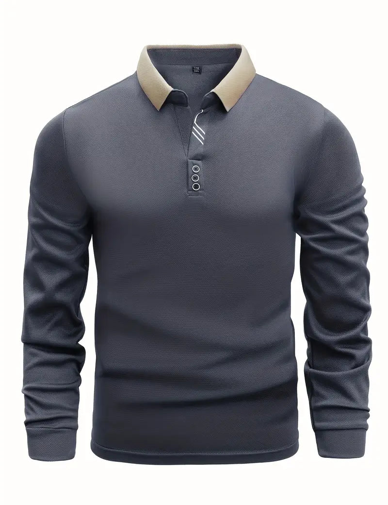 Lehký Polo Svetr Pro Muže