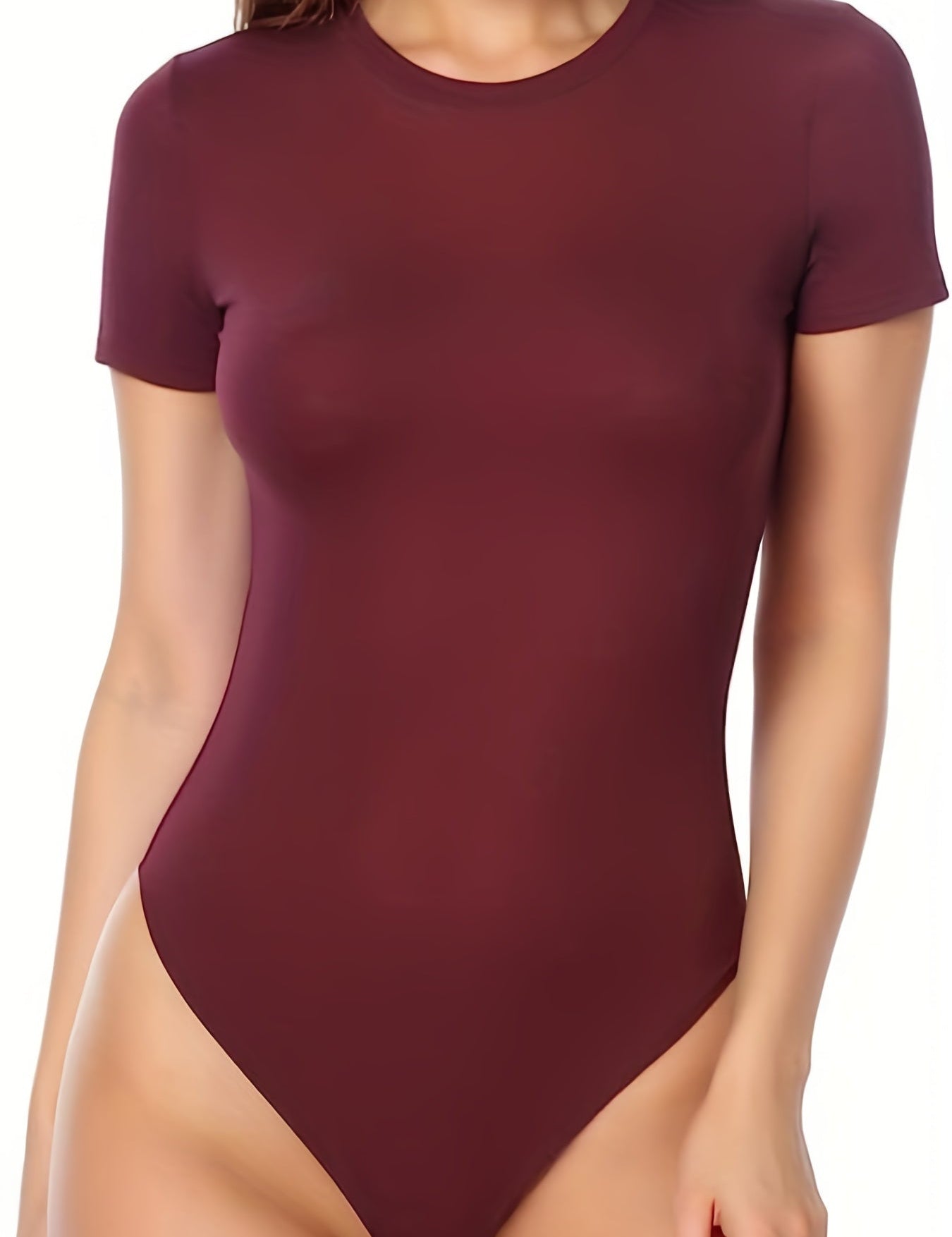 Casual Bodysuit pro Každý Den Snadné Vrstvení Pohodlí