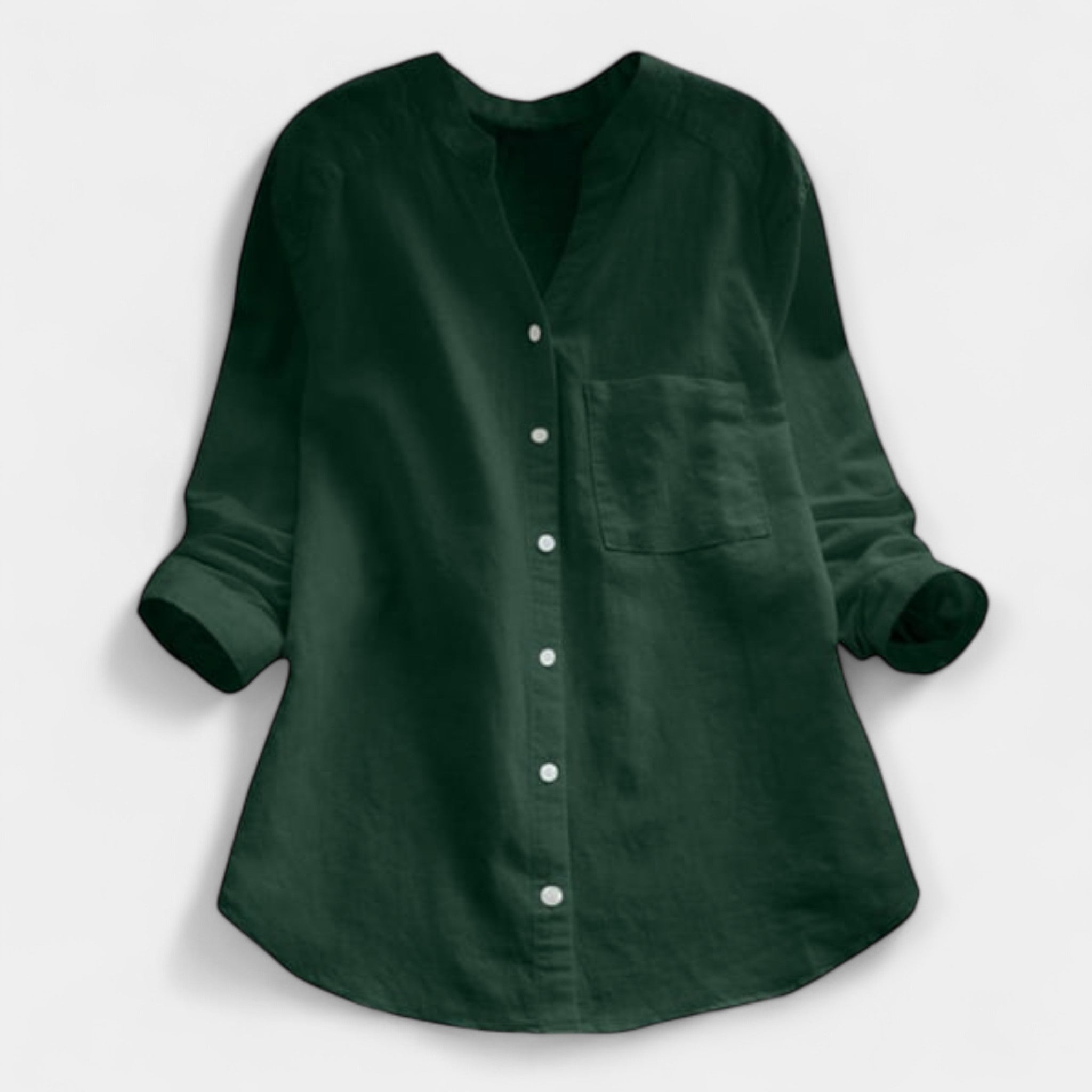 Pohodlná Košile Z Lnu A Bavlny Pro Každý Den Ve Stylu