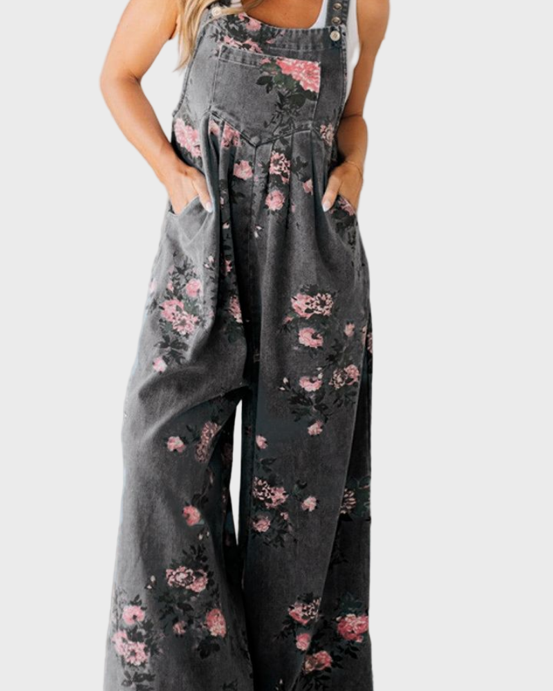 Džínový Overal Pro Každodenní Nošení S Volným Střihem