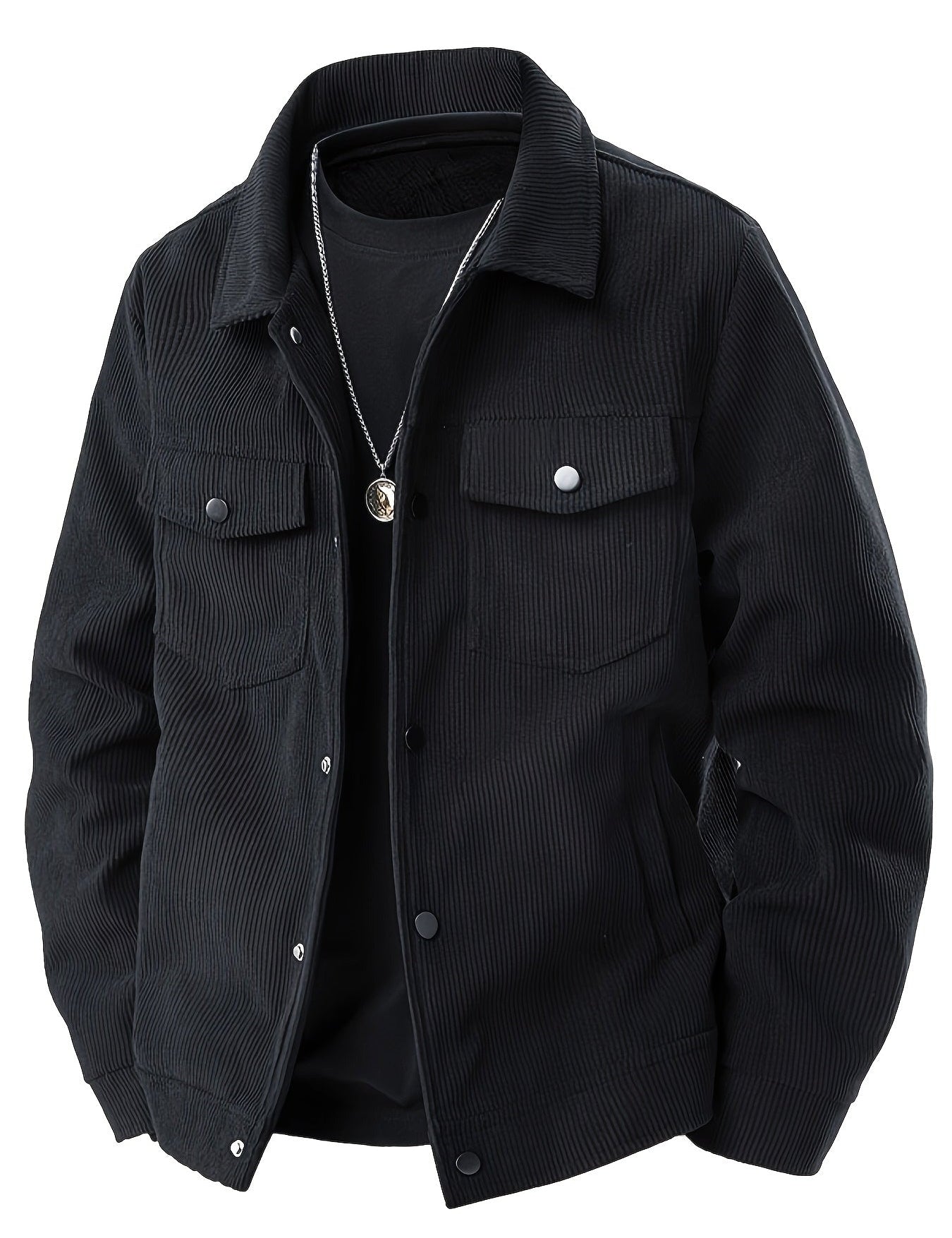 Elegantní Cordurový Kabát