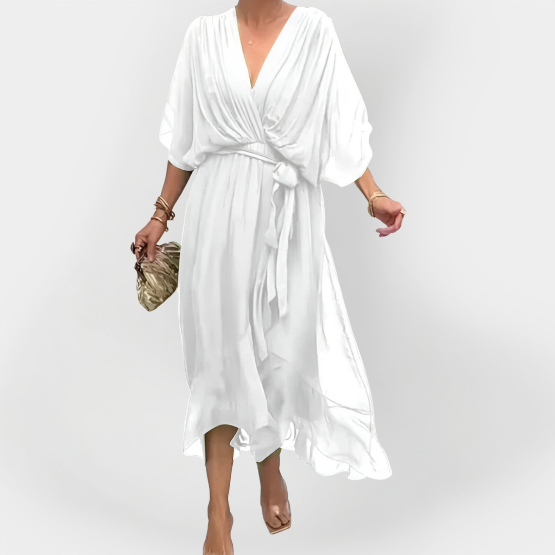 Šifónové Šaty S V Výstřihem Pro Elegantní Váš Vzhled