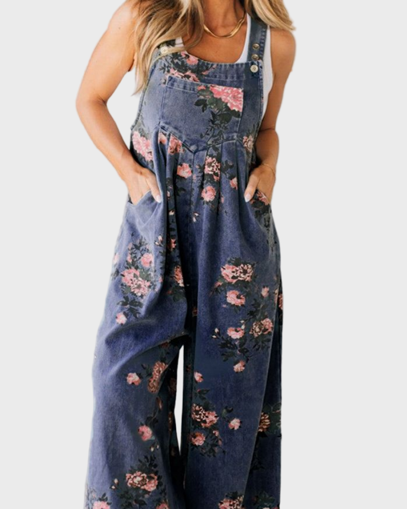 Džínový Overal Pro Každodenní Nošení S Volným Střihem