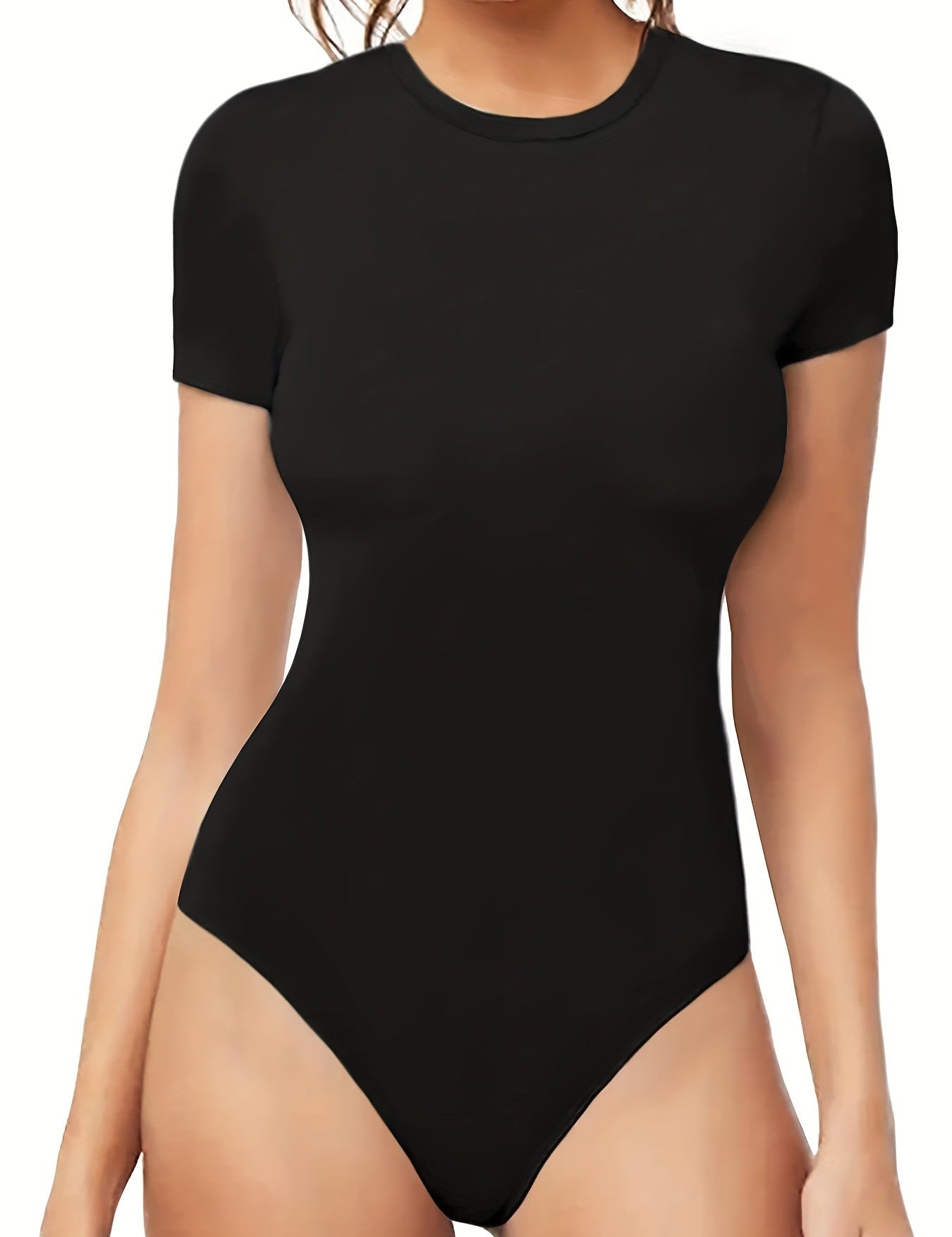 Casual Bodysuit pro Každý Den Snadné Vrstvení Pohodlí
