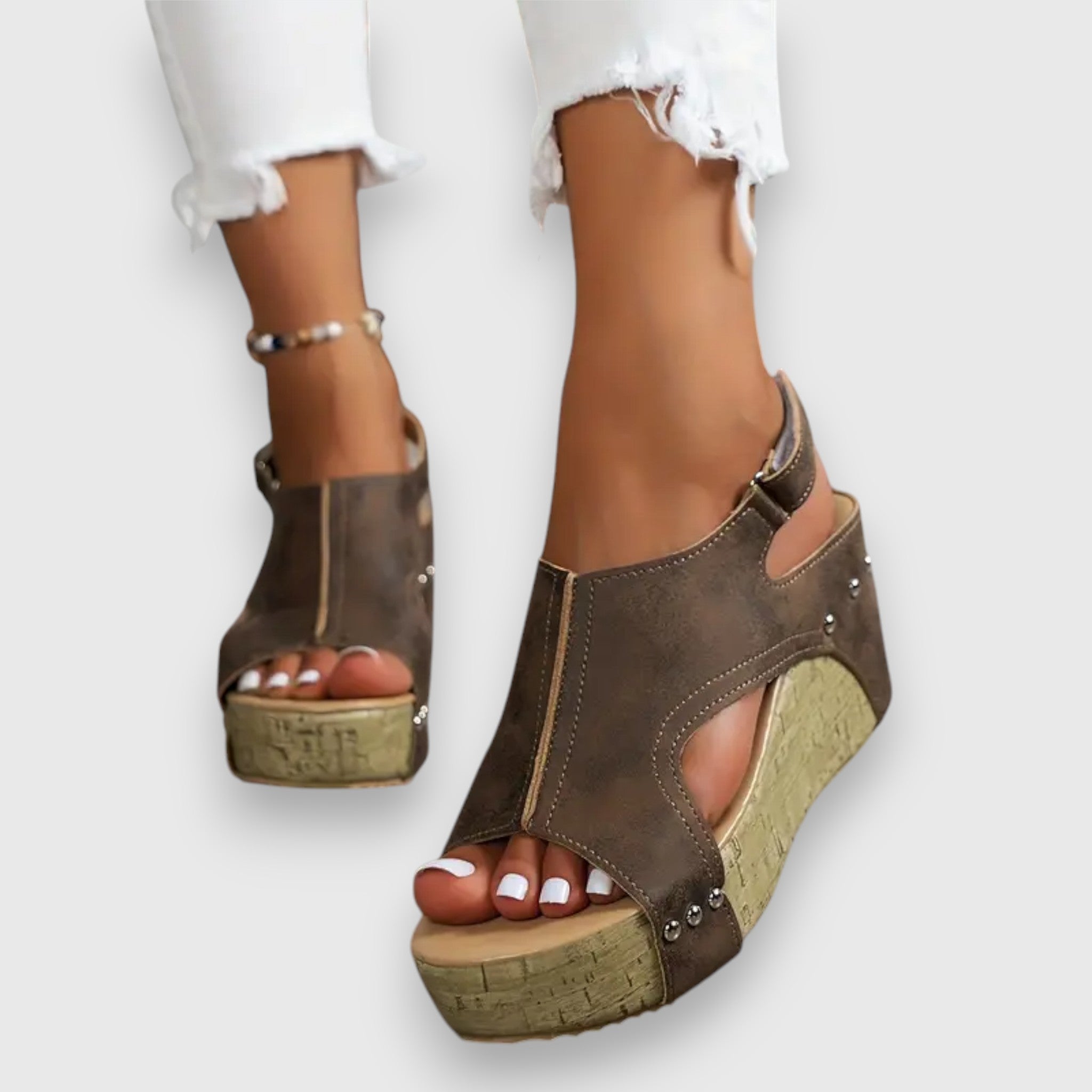 Melora Platformové Sandály Elegance Letní Pohodlí Nošení