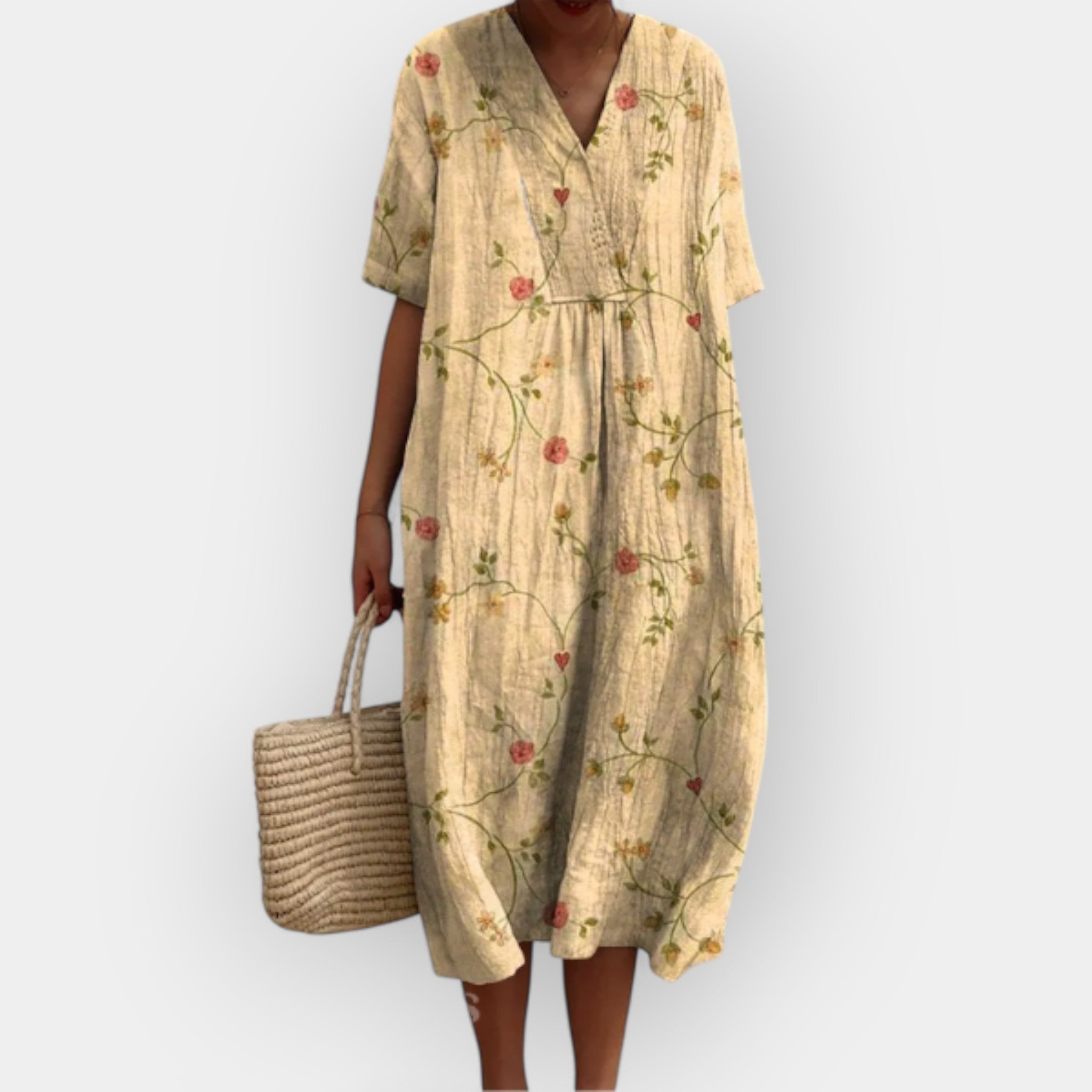 Květinové Šaty Pro Teplé Dny Lehký Letní Model Pro Ženy