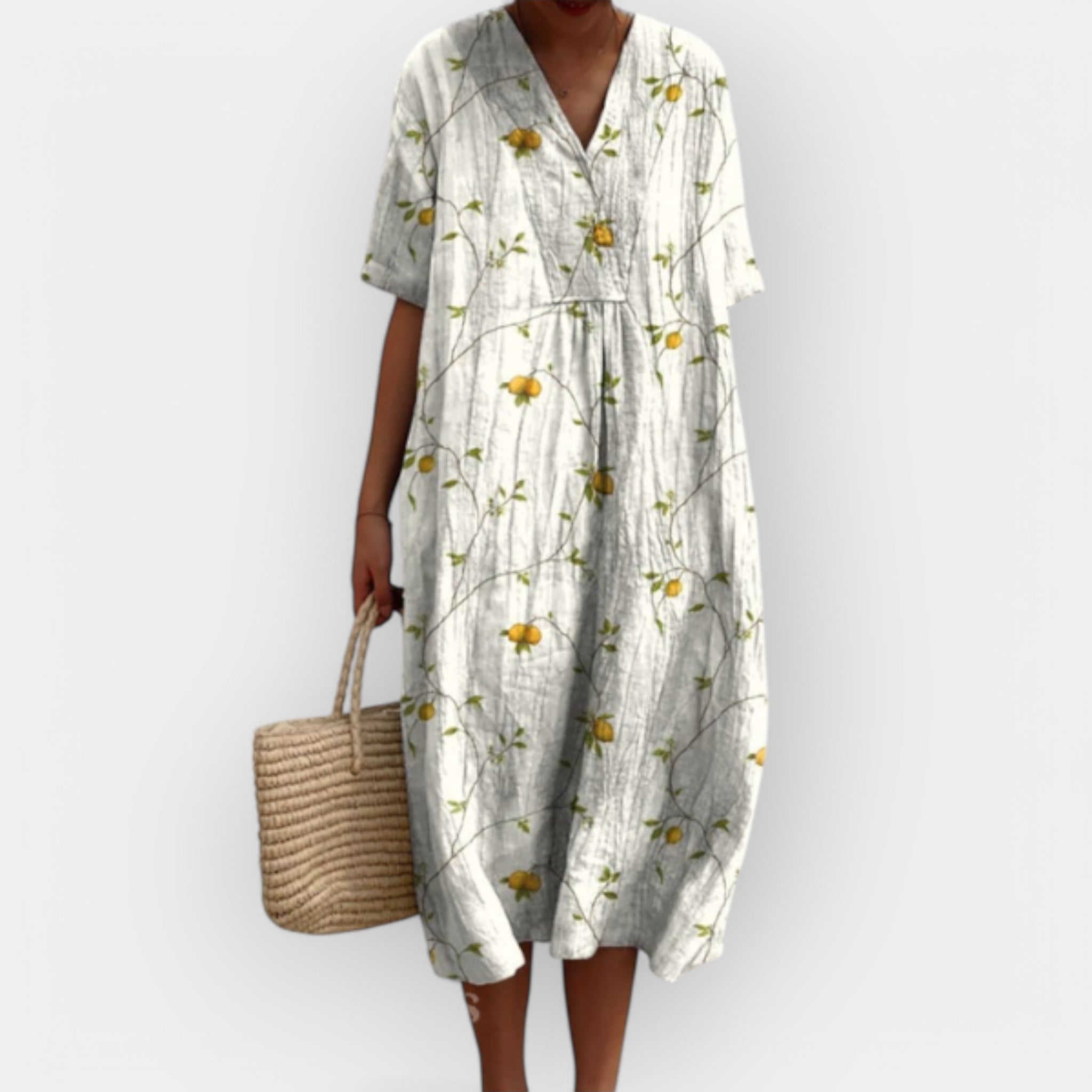 Květinové Šaty Pro Teplé Dny Lehký Letní Model Pro Ženy