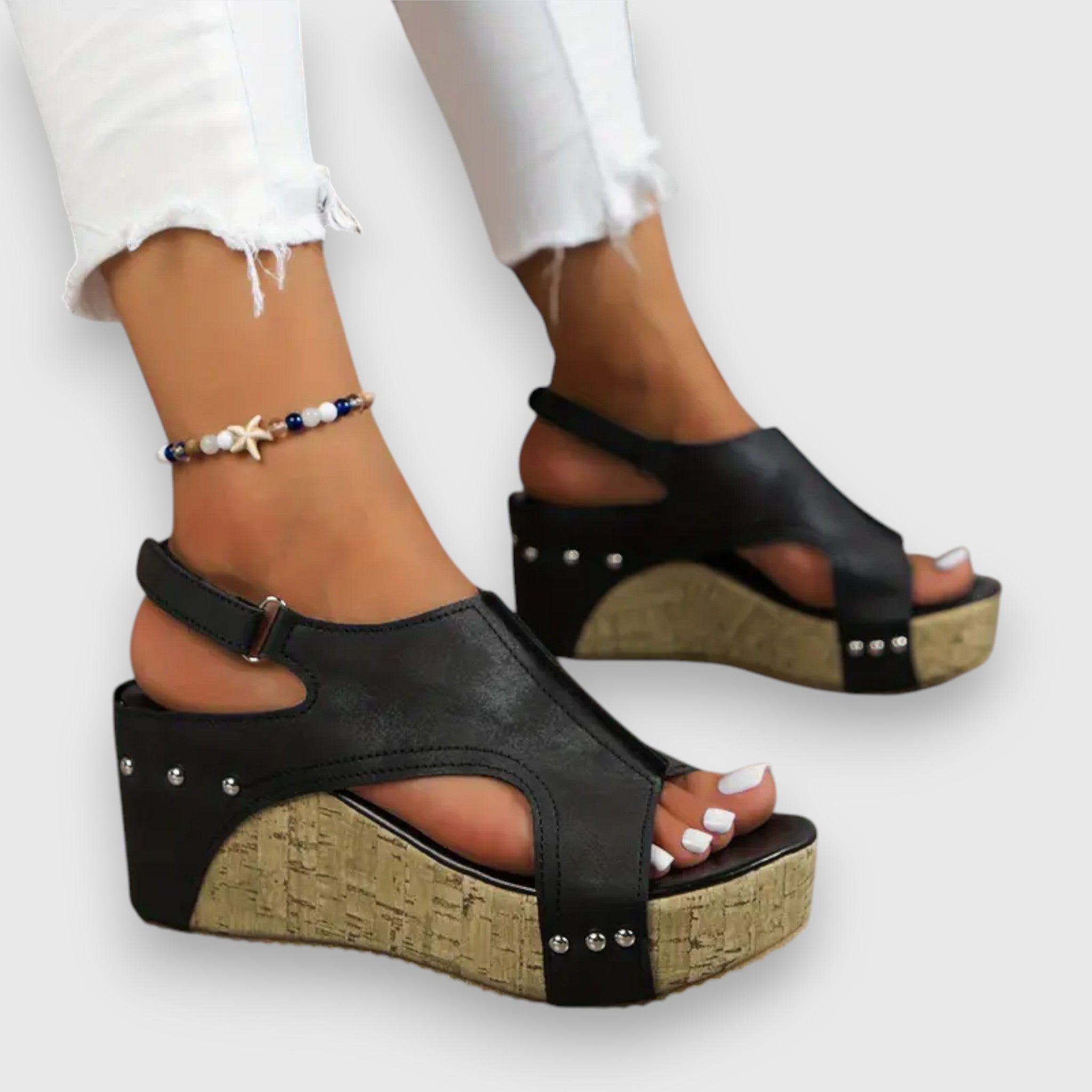 Melora Platformové Sandály Elegance Letní Pohodlí Nošení