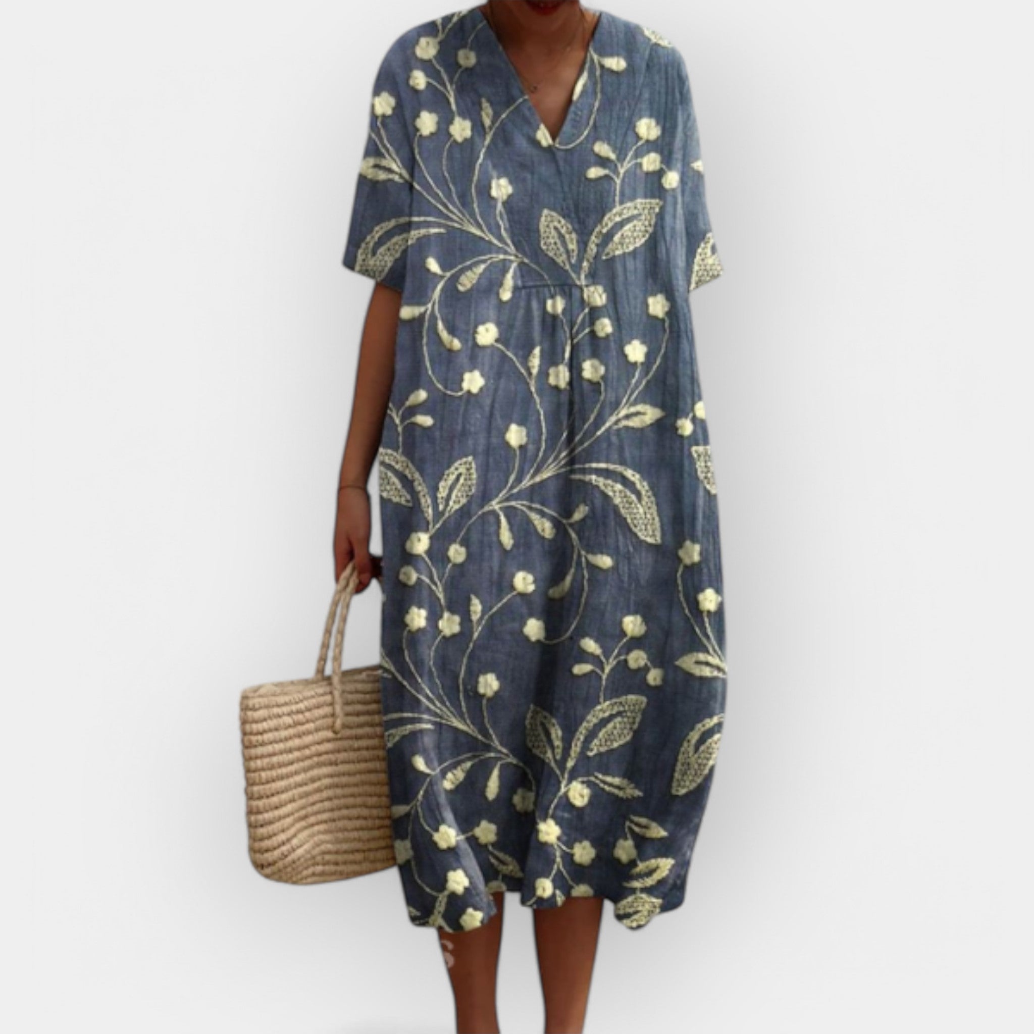 Květinové Šaty Pro Teplé Dny Lehký Letní Model Pro Ženy