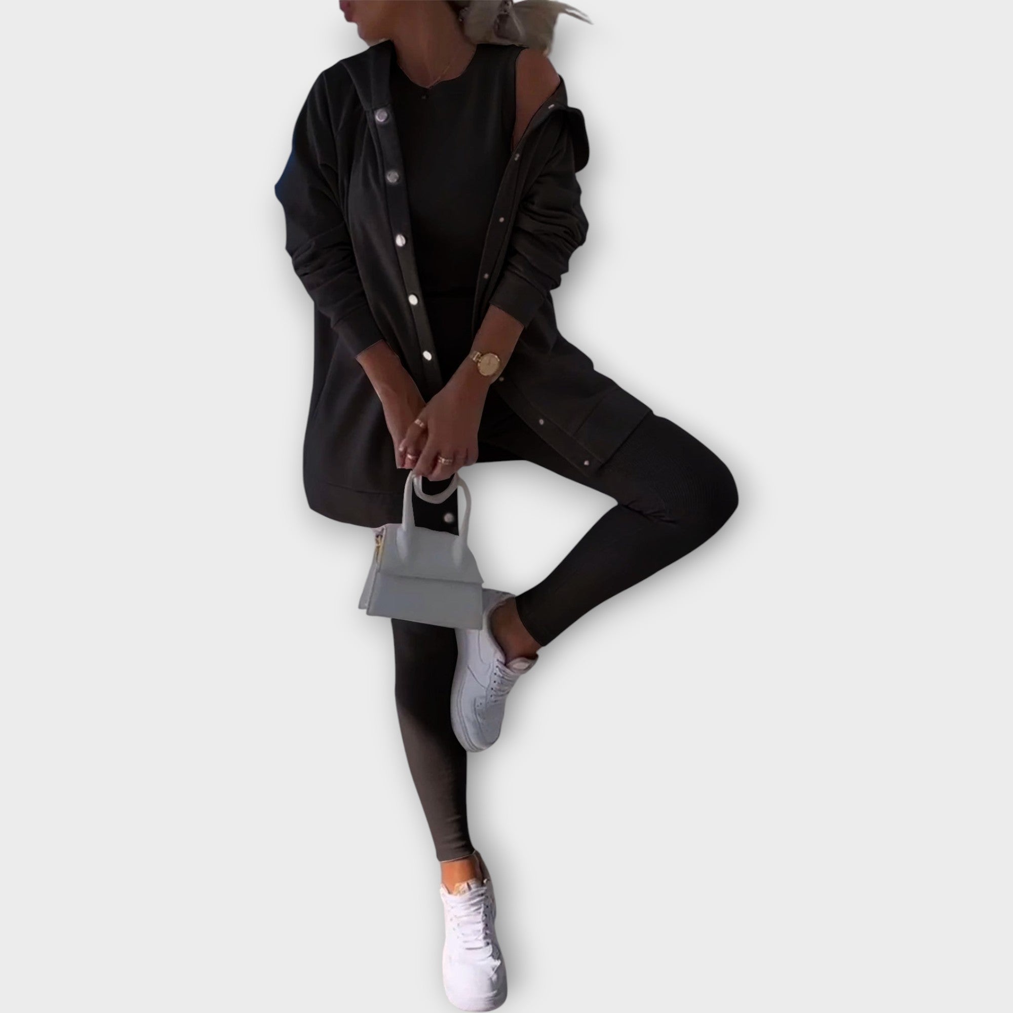 Set Loungewear S Moderní Estetikou A Volným Střihem