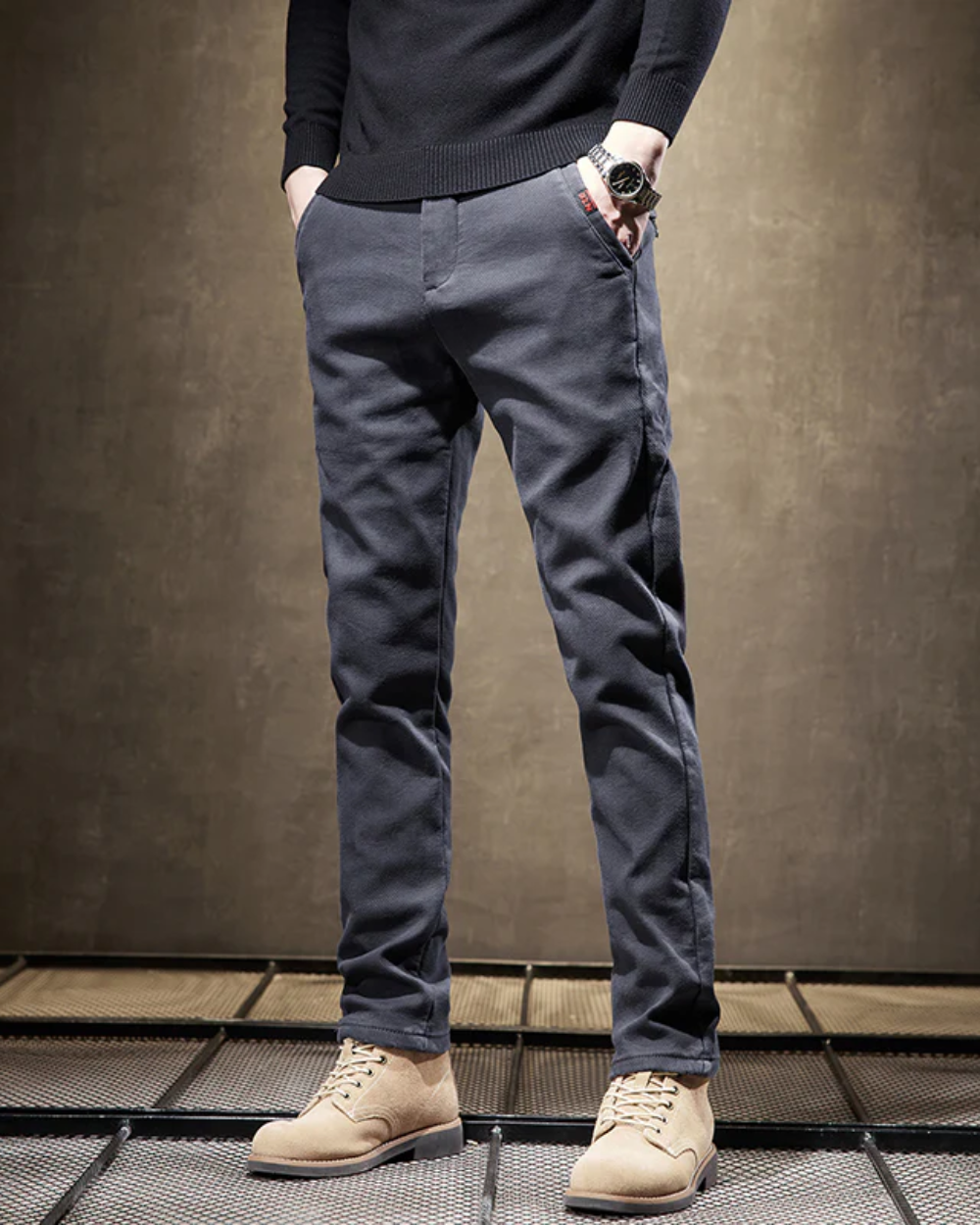 Casual Slim Fit Kalhoty