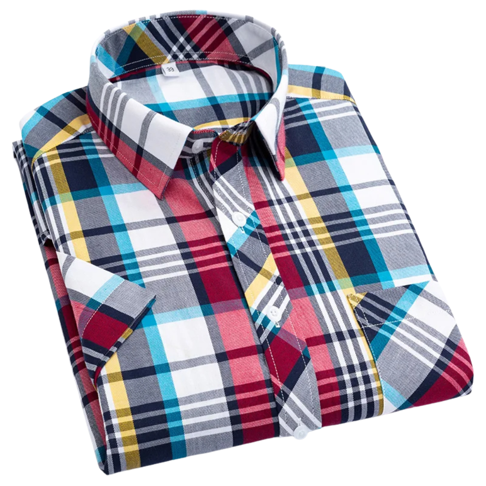 Károvaná Bavlněná Košile