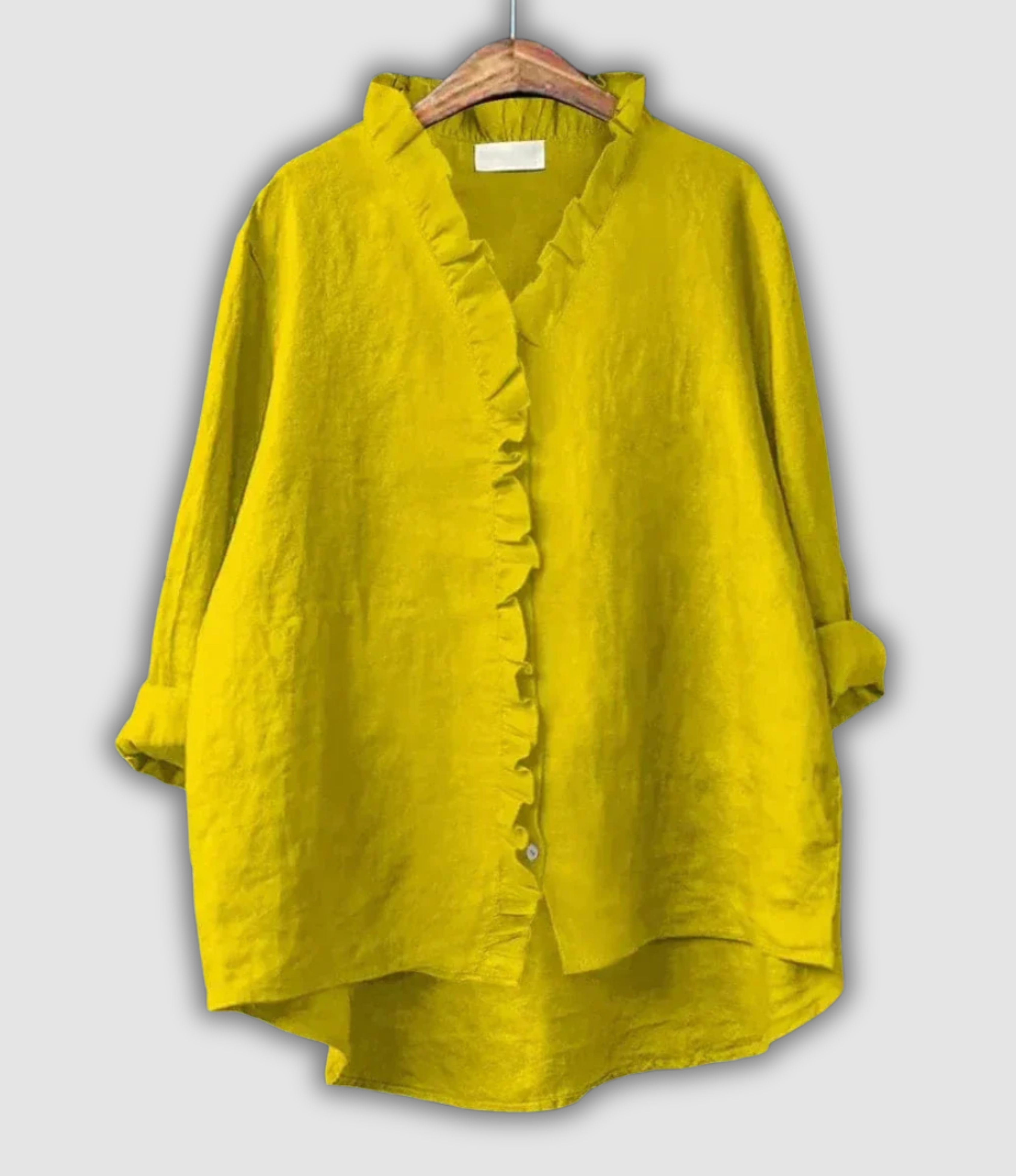 Elegantní Lněná Blůza Hnědá Pro Práci A Pohodu Na Každý Den