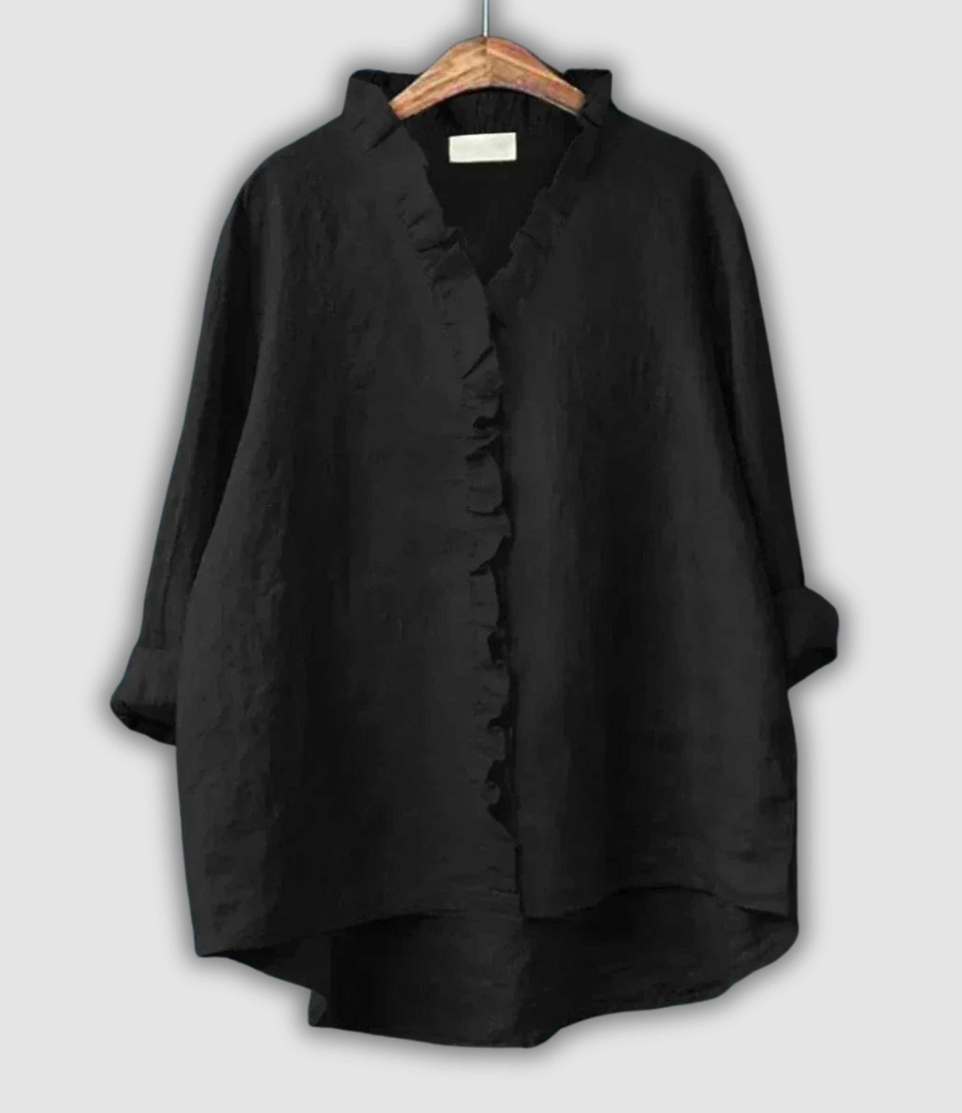 Elegantní Lněná Blůza Hnědá Pro Práci A Pohodu Na Každý Den