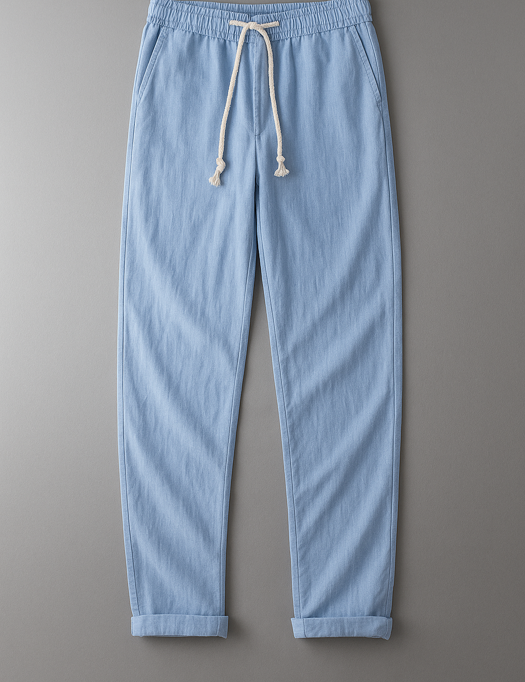 Stylové Lněné Kalhoty