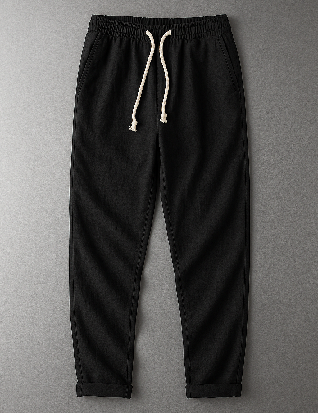 Stylové Lněné Kalhoty