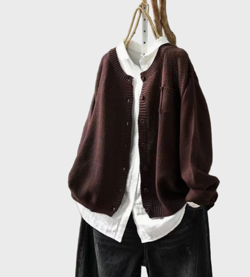 Jemná Pletená Vesta Volný Střih Pro Ženy Elegantní Pohodlí
