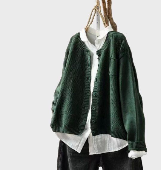 Jemná Pletená Vesta Volný Střih Pro Ženy Elegantní Pohodlí