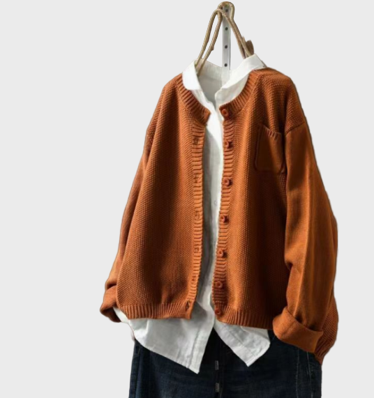 Jemná Pletená Vesta Volný Střih Pro Ženy Elegantní Pohodlí